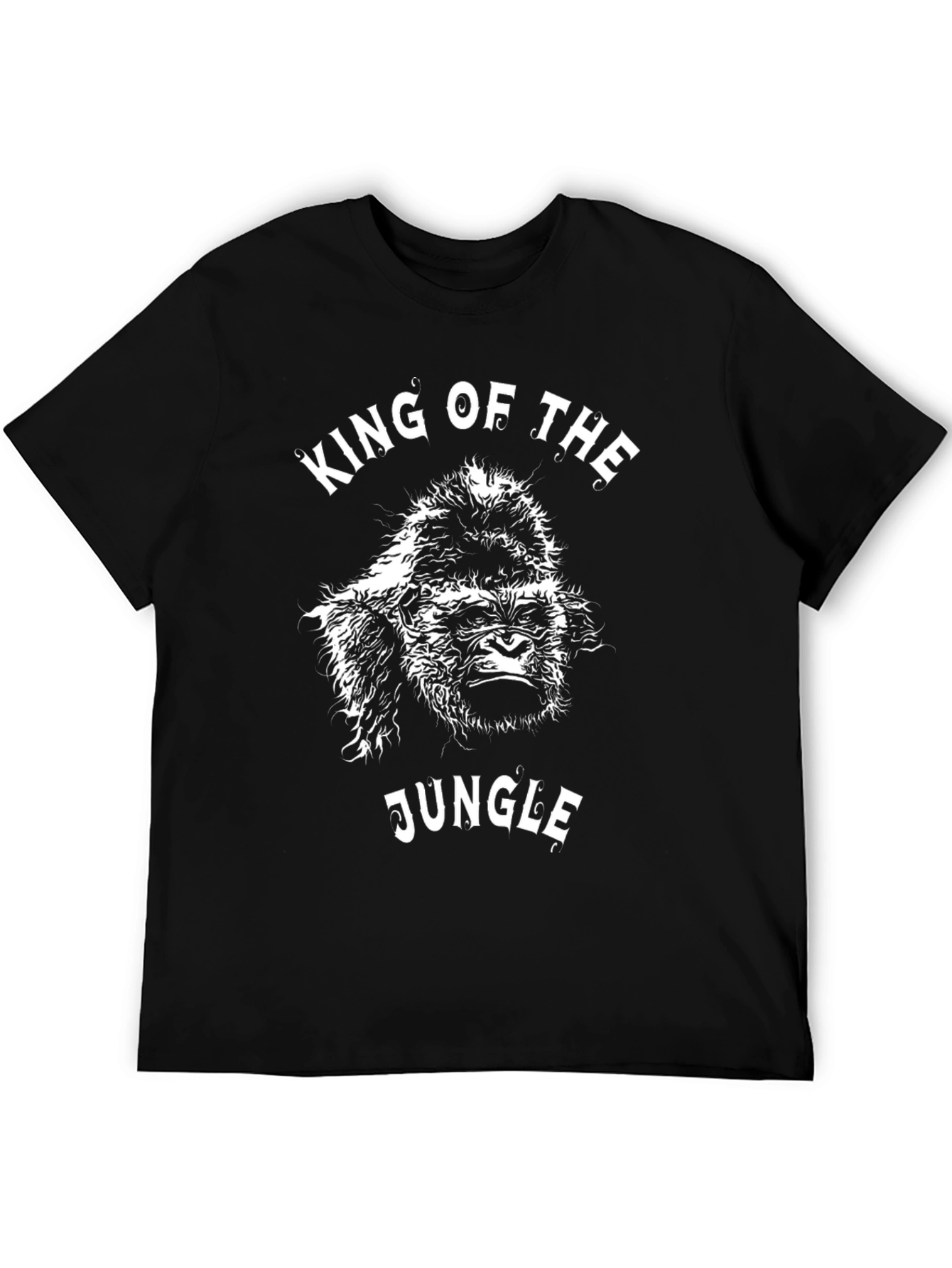 King of the Jungle Gorilla Graphic T-Shirt