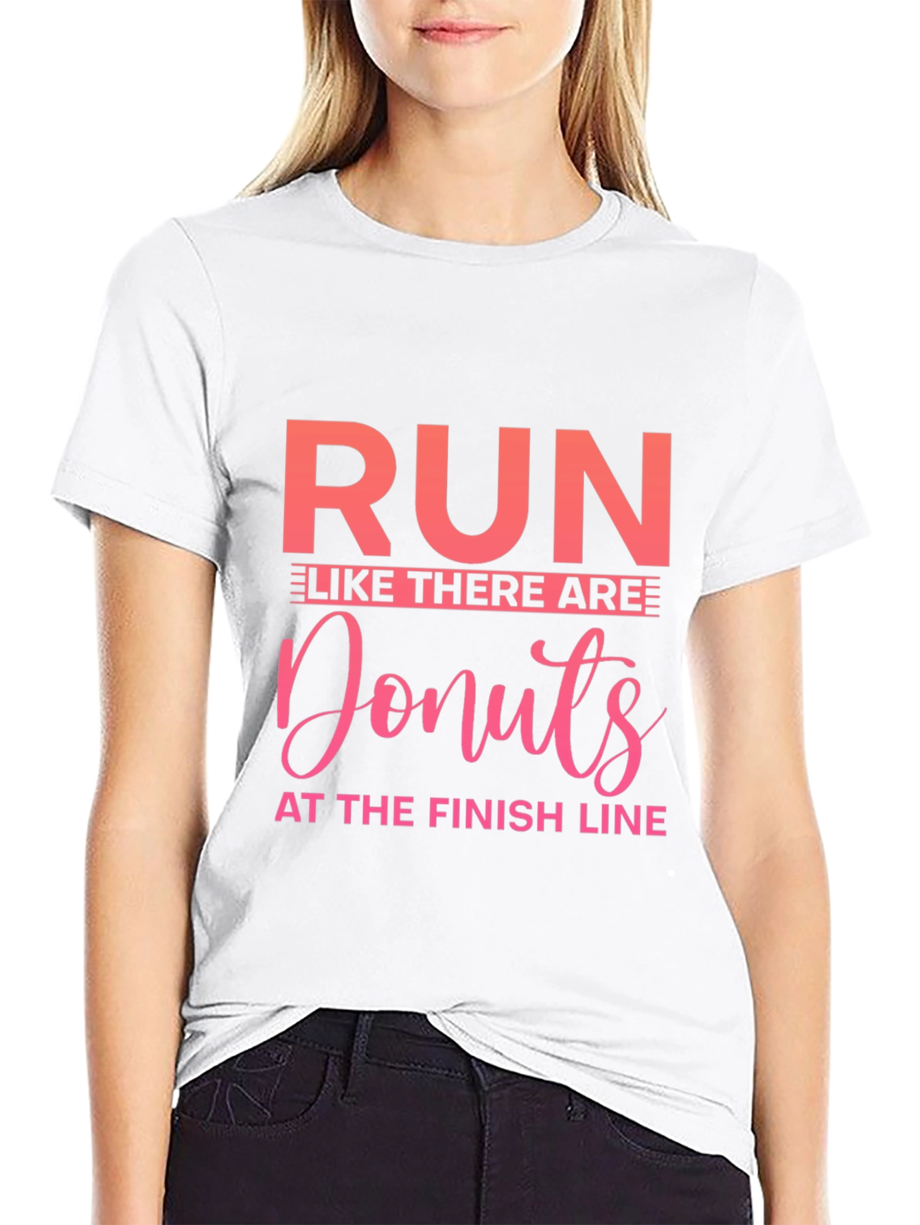 Run Like There Are Donuts T-Shirt