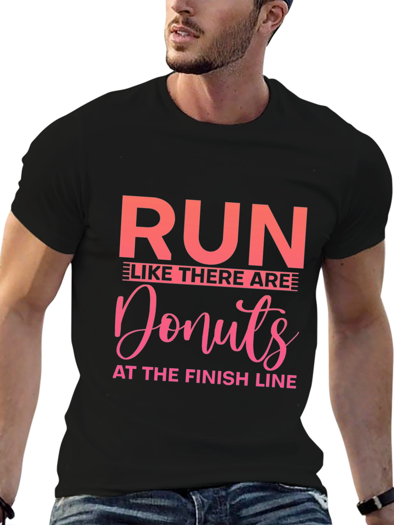 Run Like There Are Donuts T-Shirt
