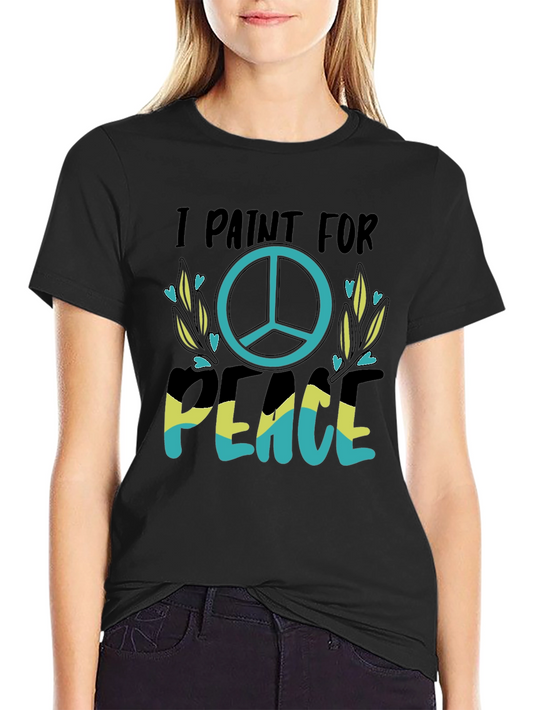 I Paint for Peace T-Shirt - Bahamas Flag