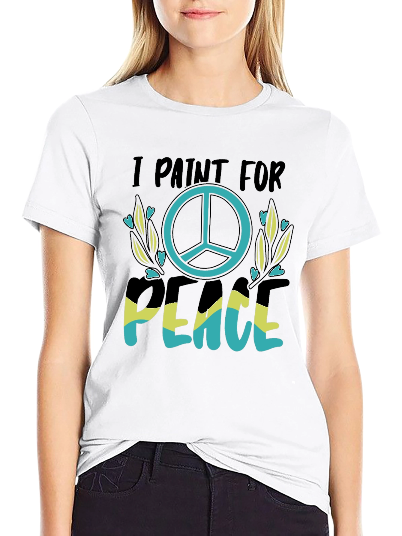 I Paint for Peace T-Shirt - Bahamas Flag