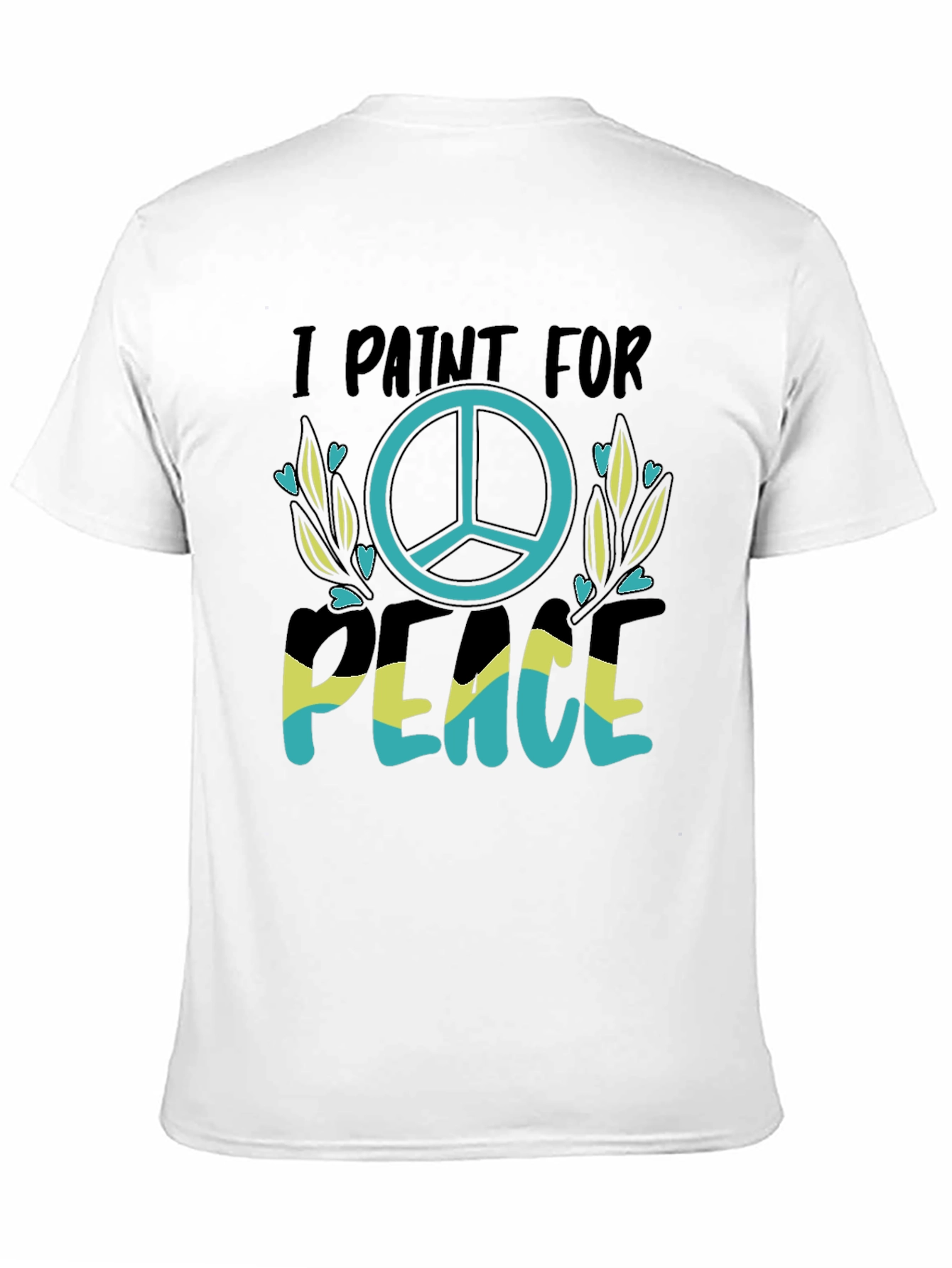I Paint for Peace T-Shirt - Bahamas Flag