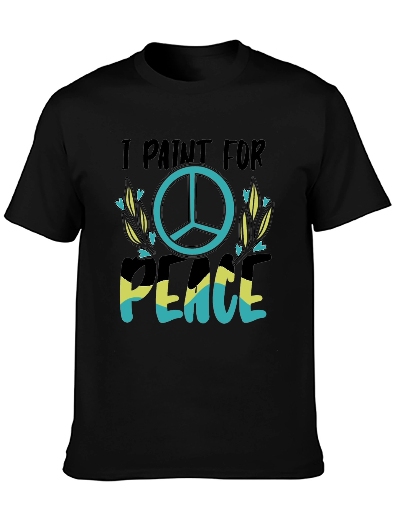 I Paint for Peace T-Shirt - Bahamas Flag