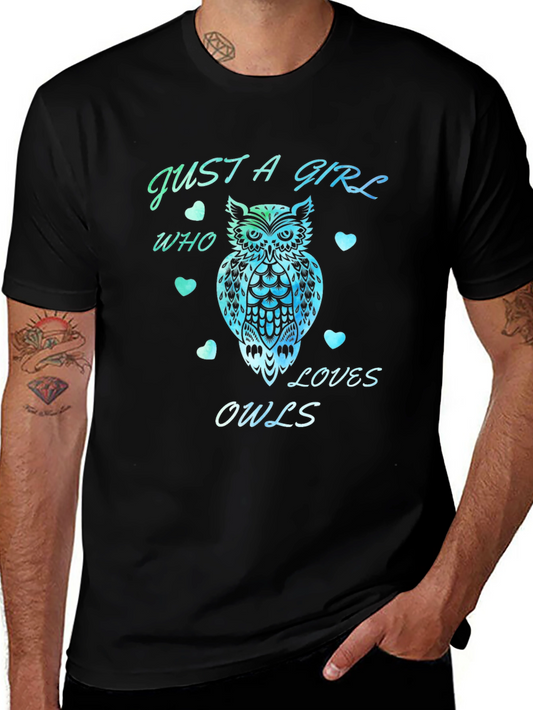 Just A Girl Who Loves Owls T-Shirt