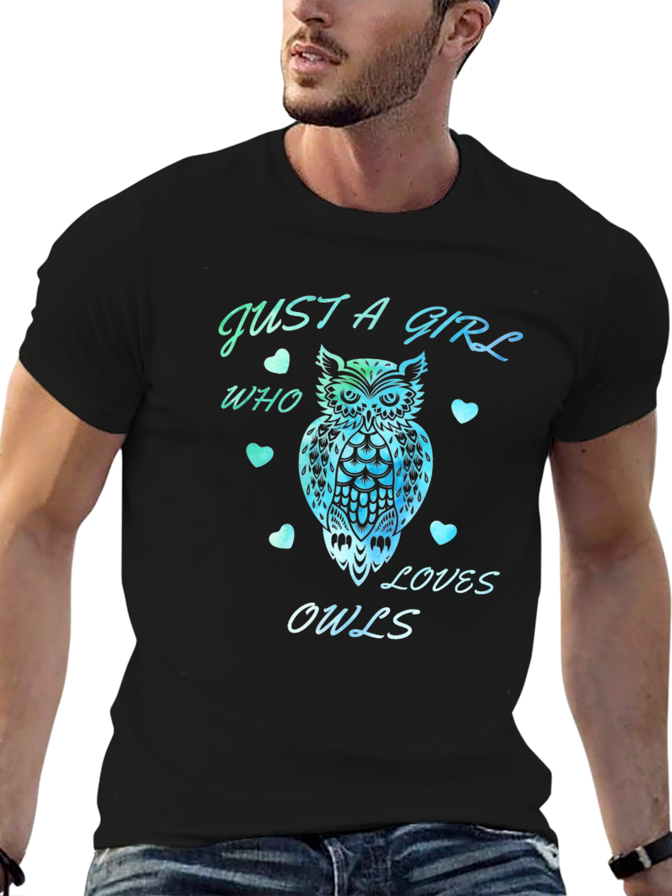 Just A Girl Who Loves Owls T-Shirt