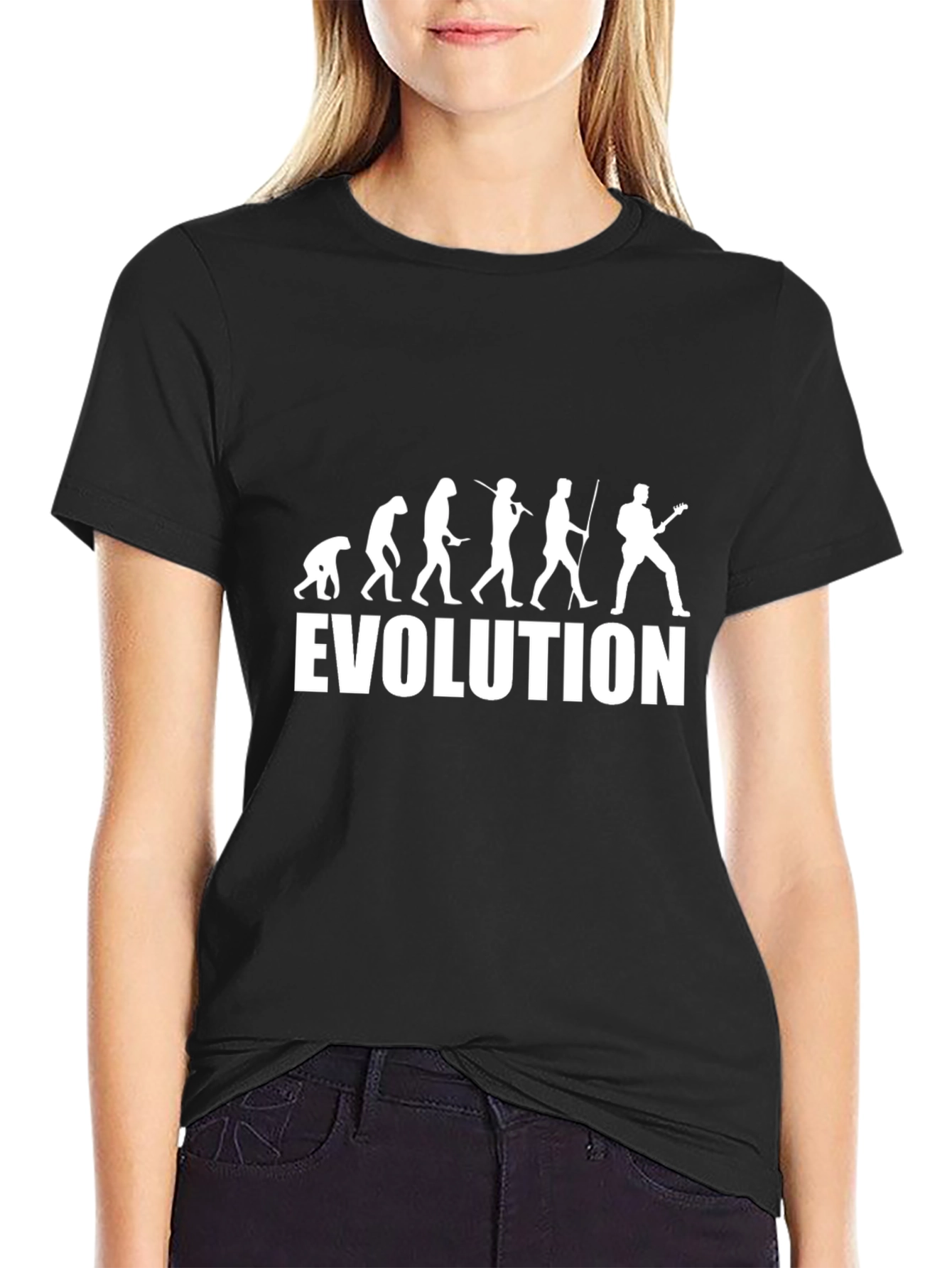 Evolution of Rock Graphic T-Shirt