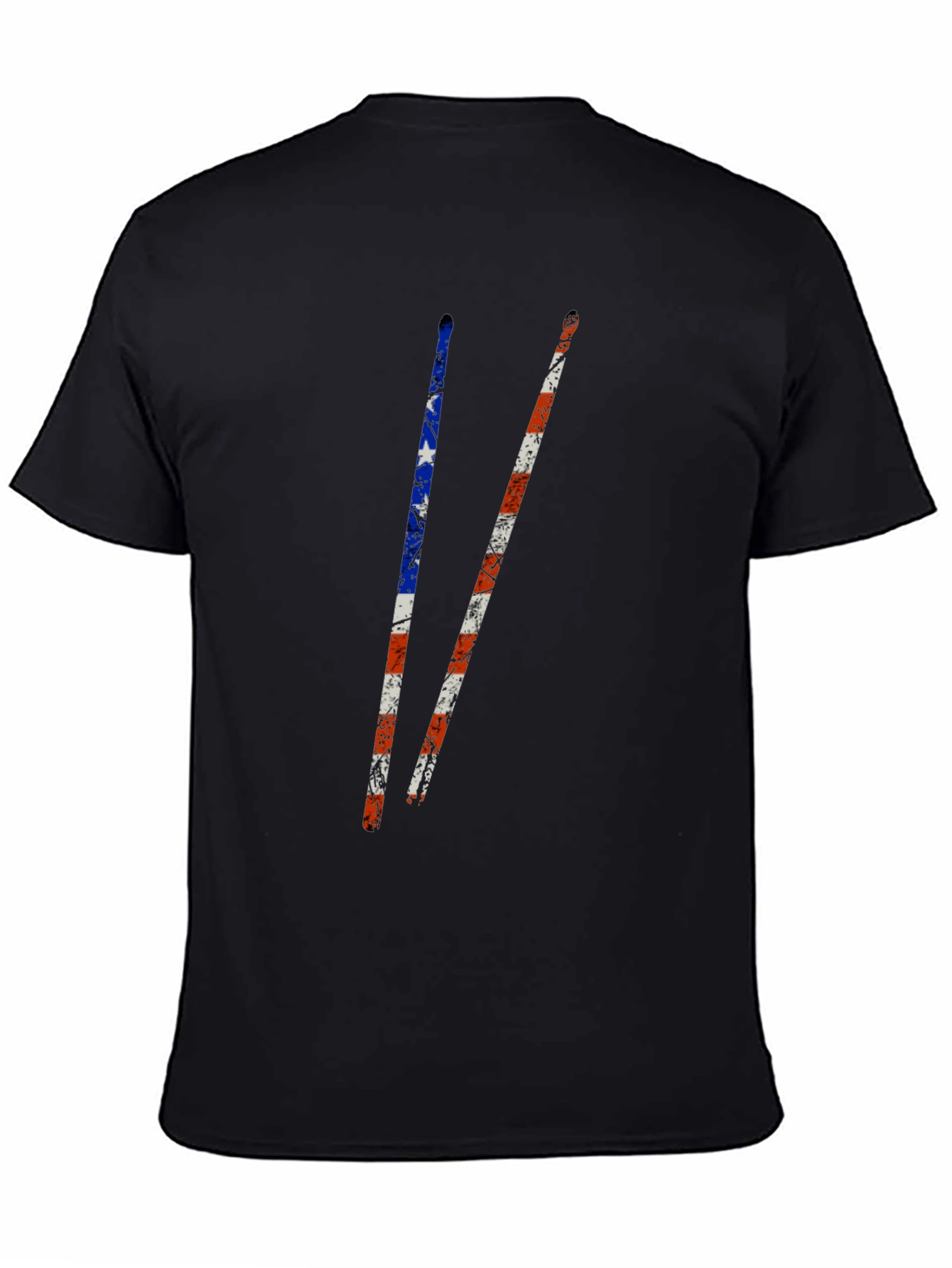 American Flag Drumsticks Graphic Tee