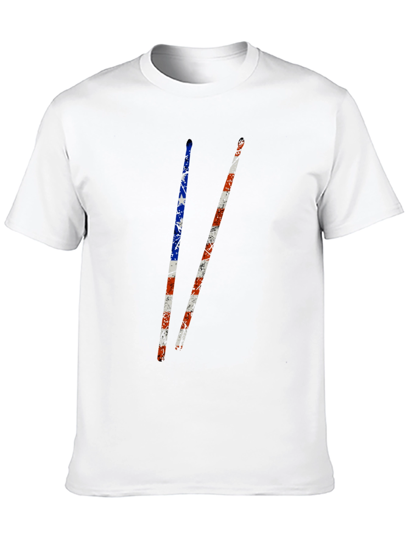 American Flag Drumsticks Graphic Tee