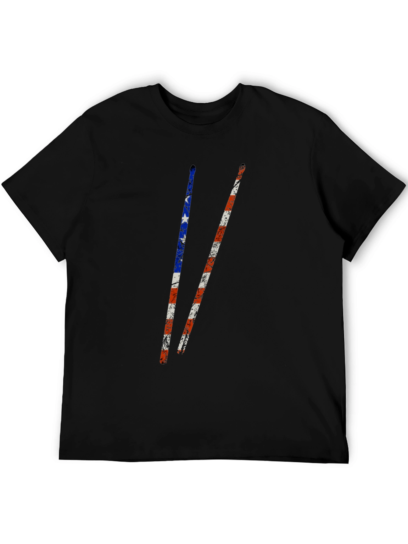 American Flag Drumsticks Graphic Tee