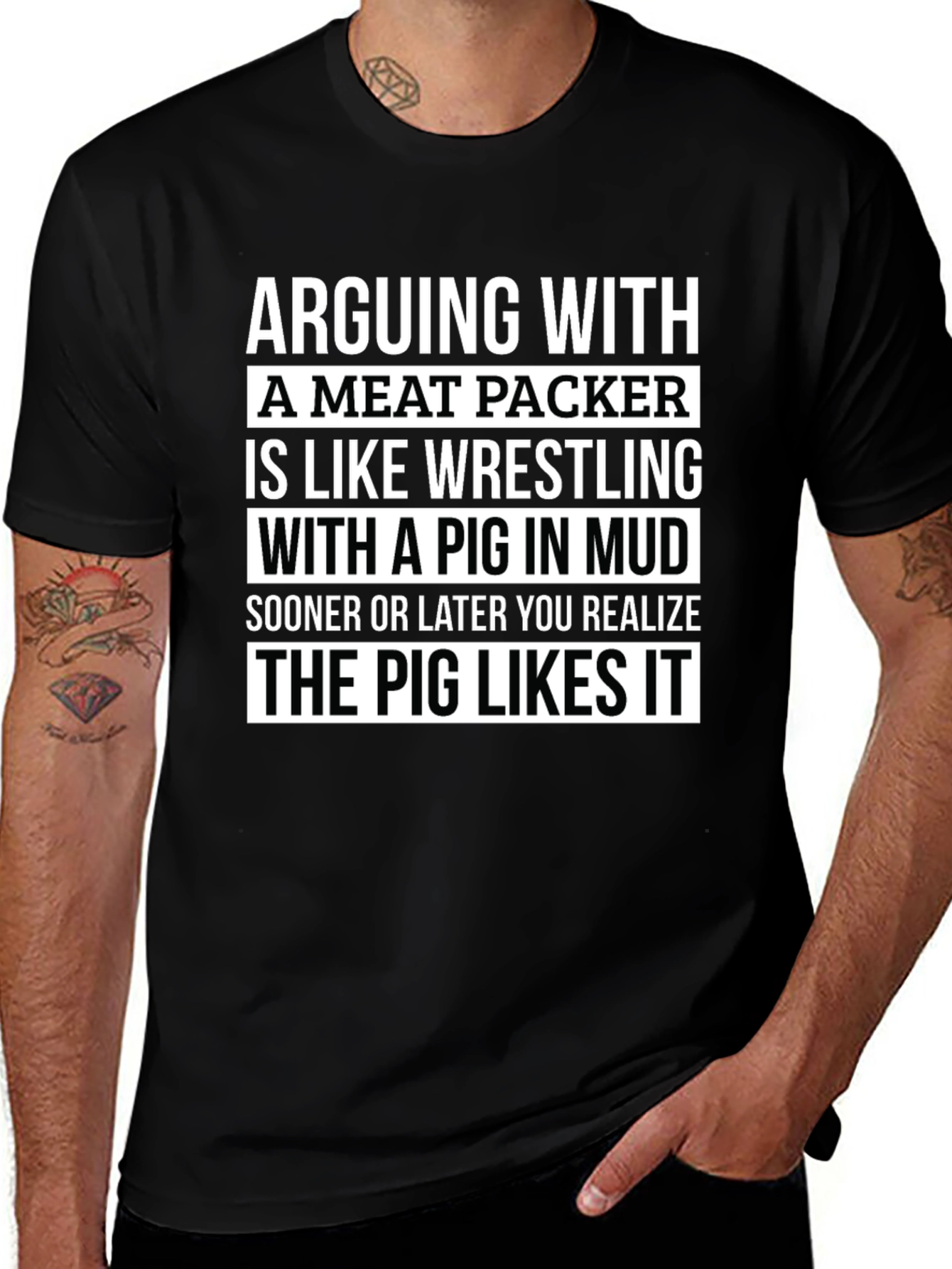Arguing With a Meat Packer T-Shirt
