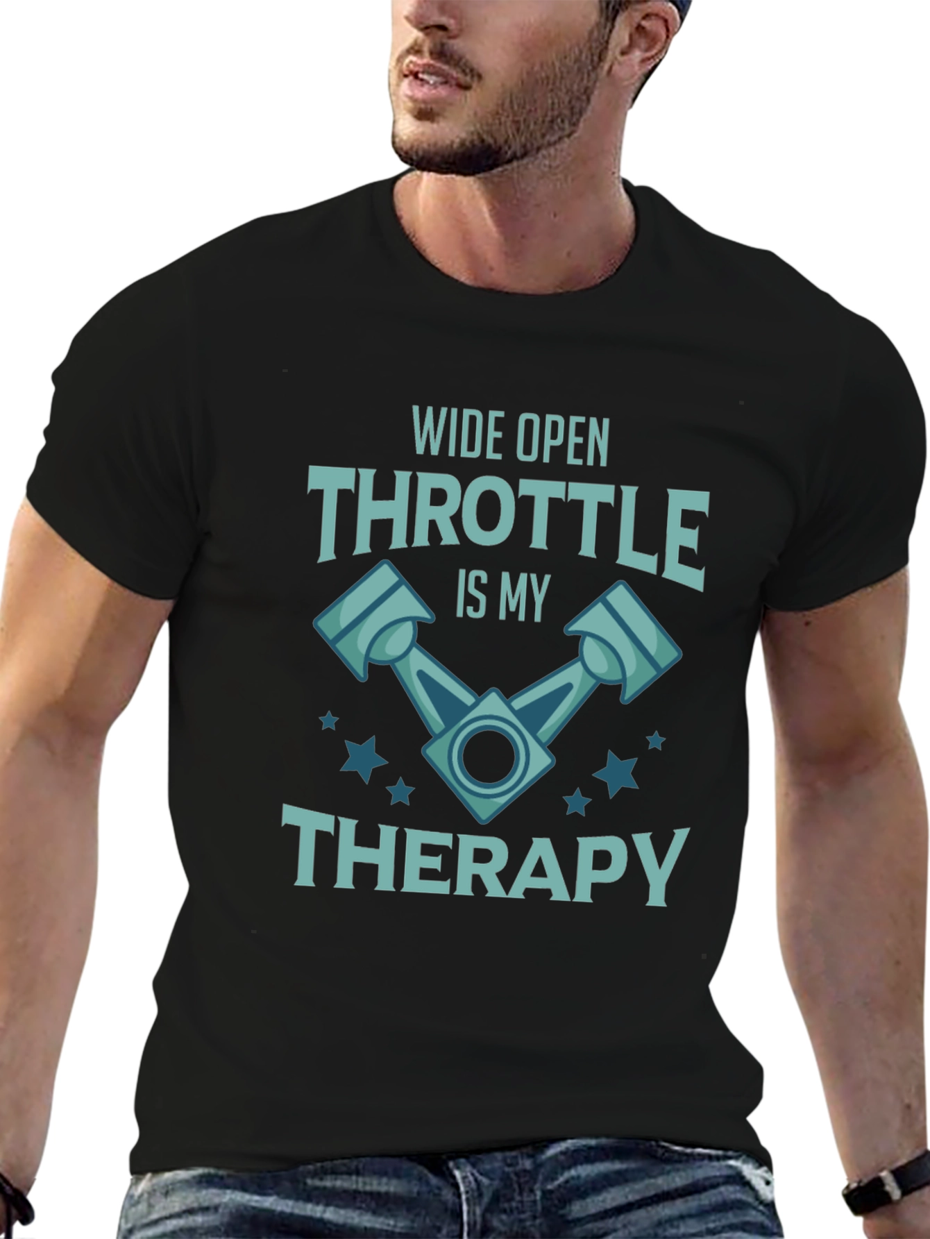 Wide Open Throttle Therapy Graphic T-Shirt
