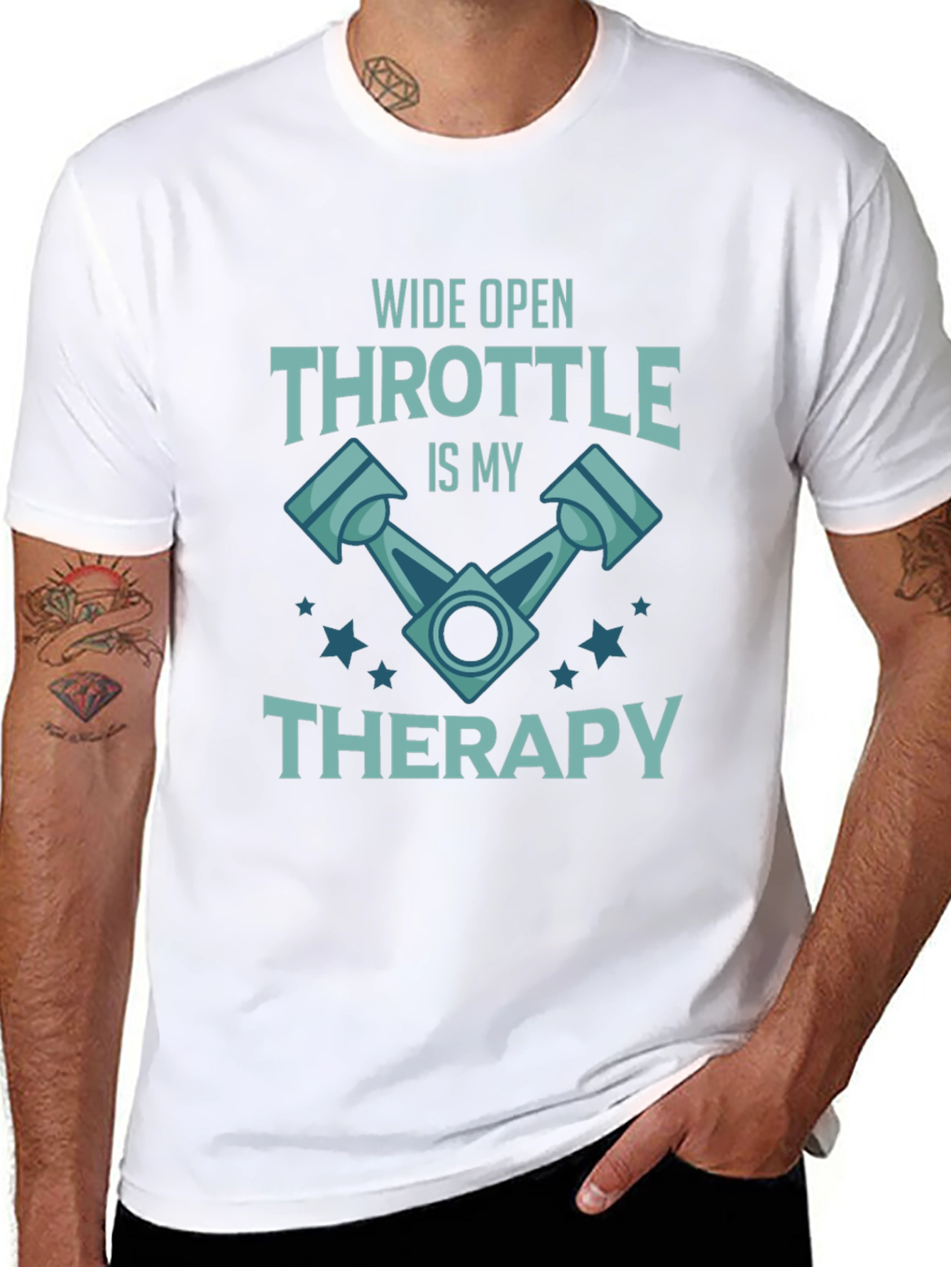 Wide Open Throttle Therapy Graphic T-Shirt