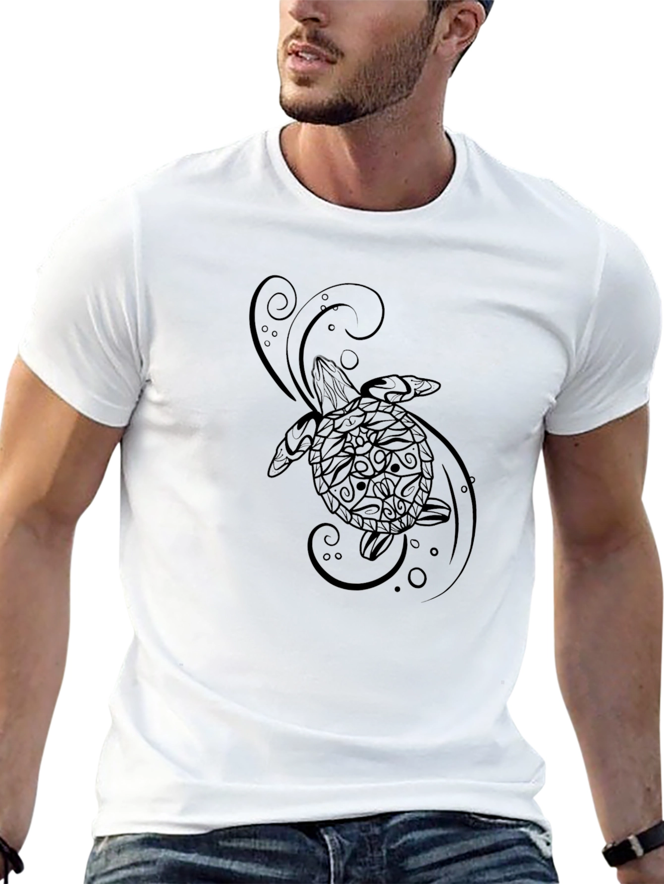 Black Turtle Graphic Tee