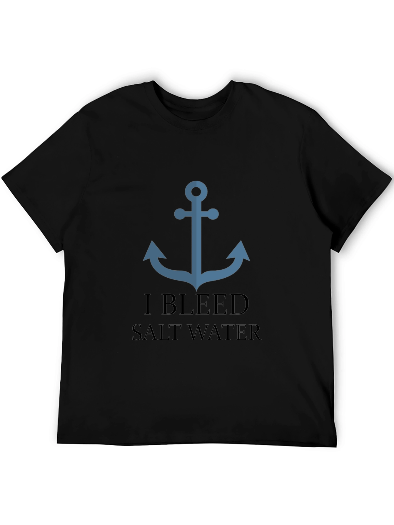 Nautical Anchor T-Shirt - I Bleed Salt Water