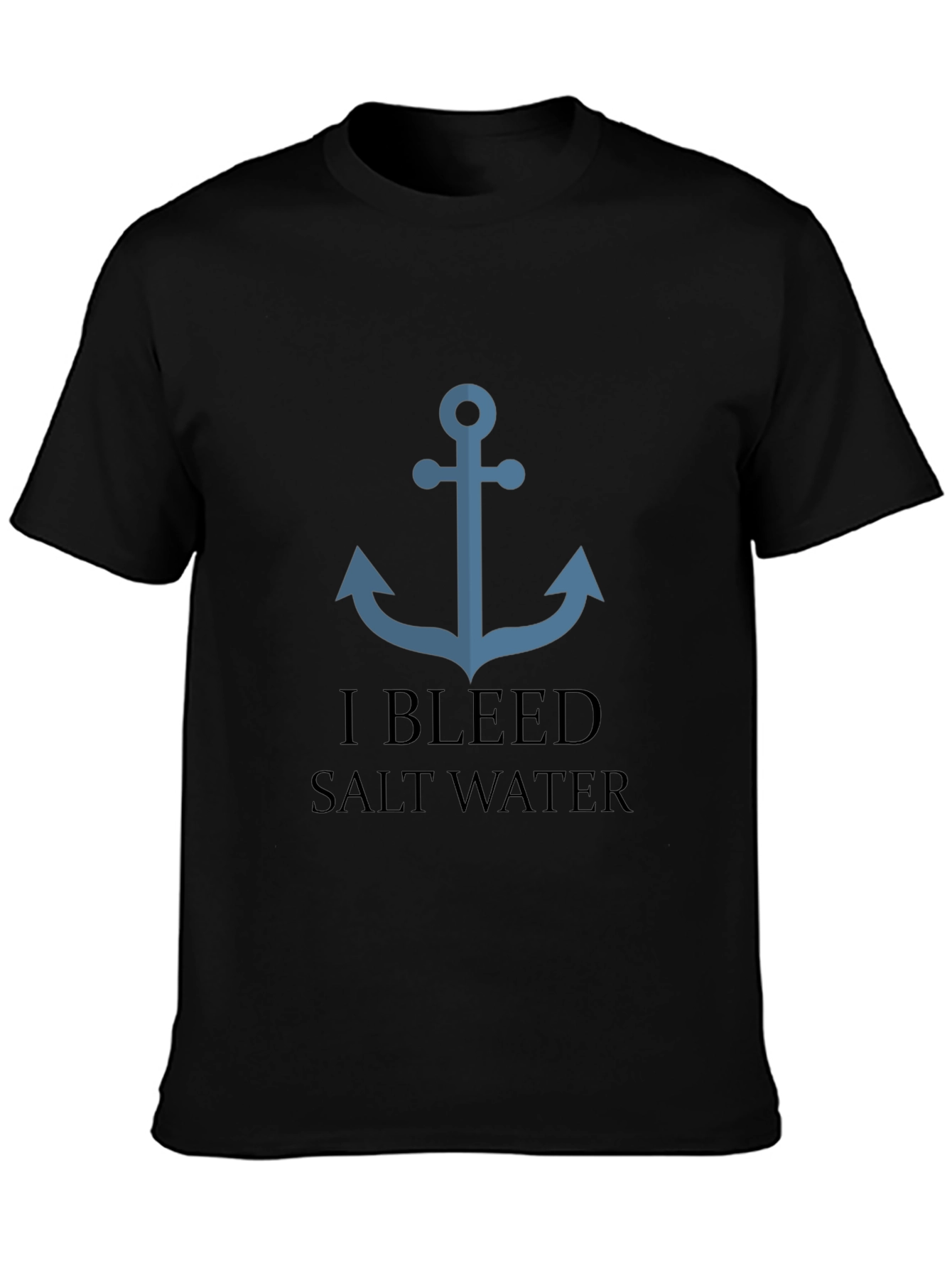 Nautical Anchor T-Shirt - I Bleed Salt Water