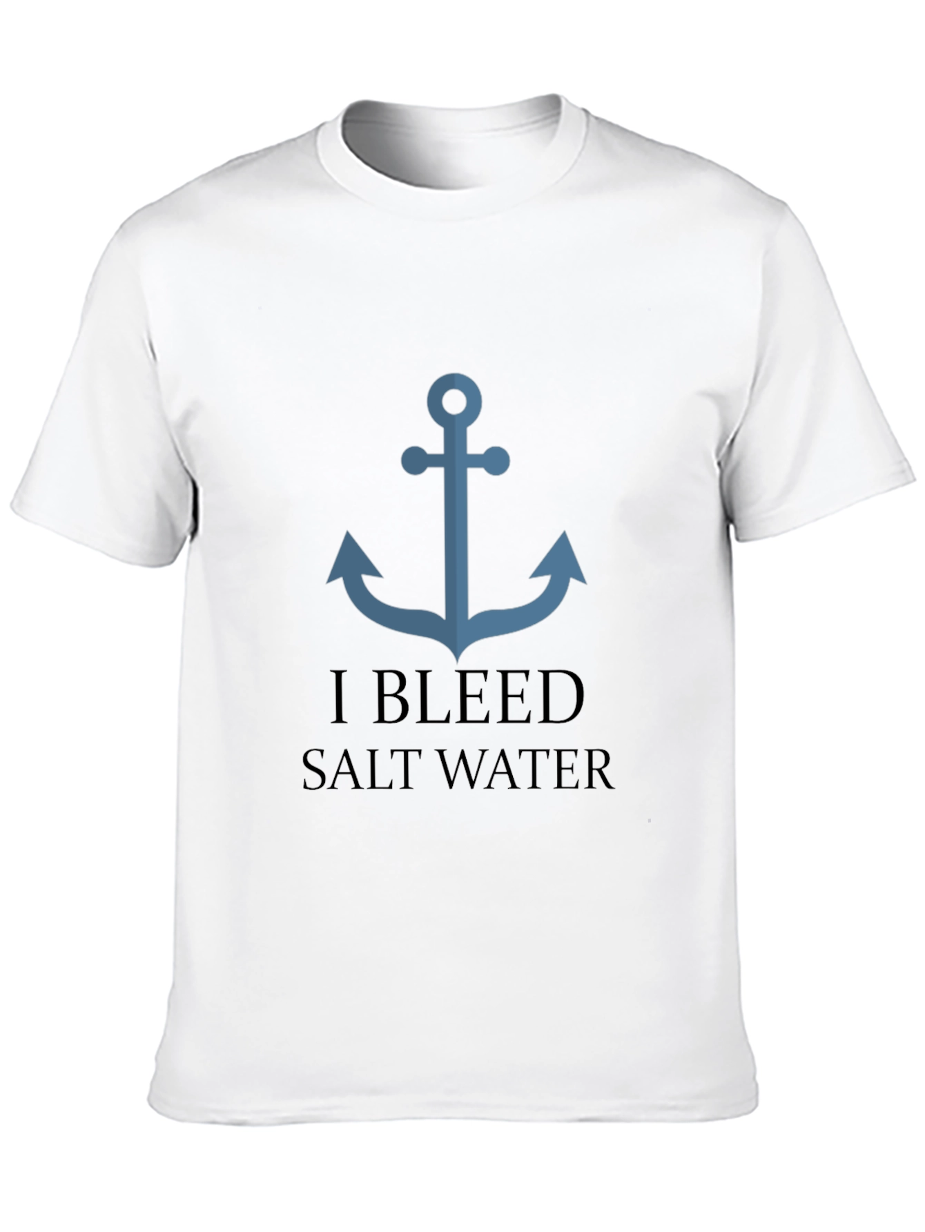Nautical Anchor T-Shirt - I Bleed Salt Water