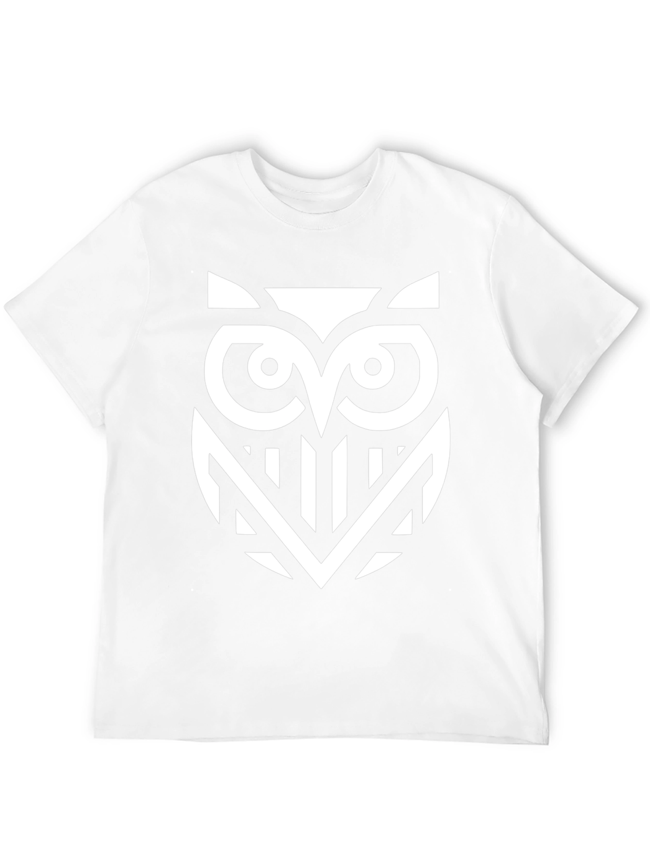 Owl Graphic Black T-Shirt for Men
