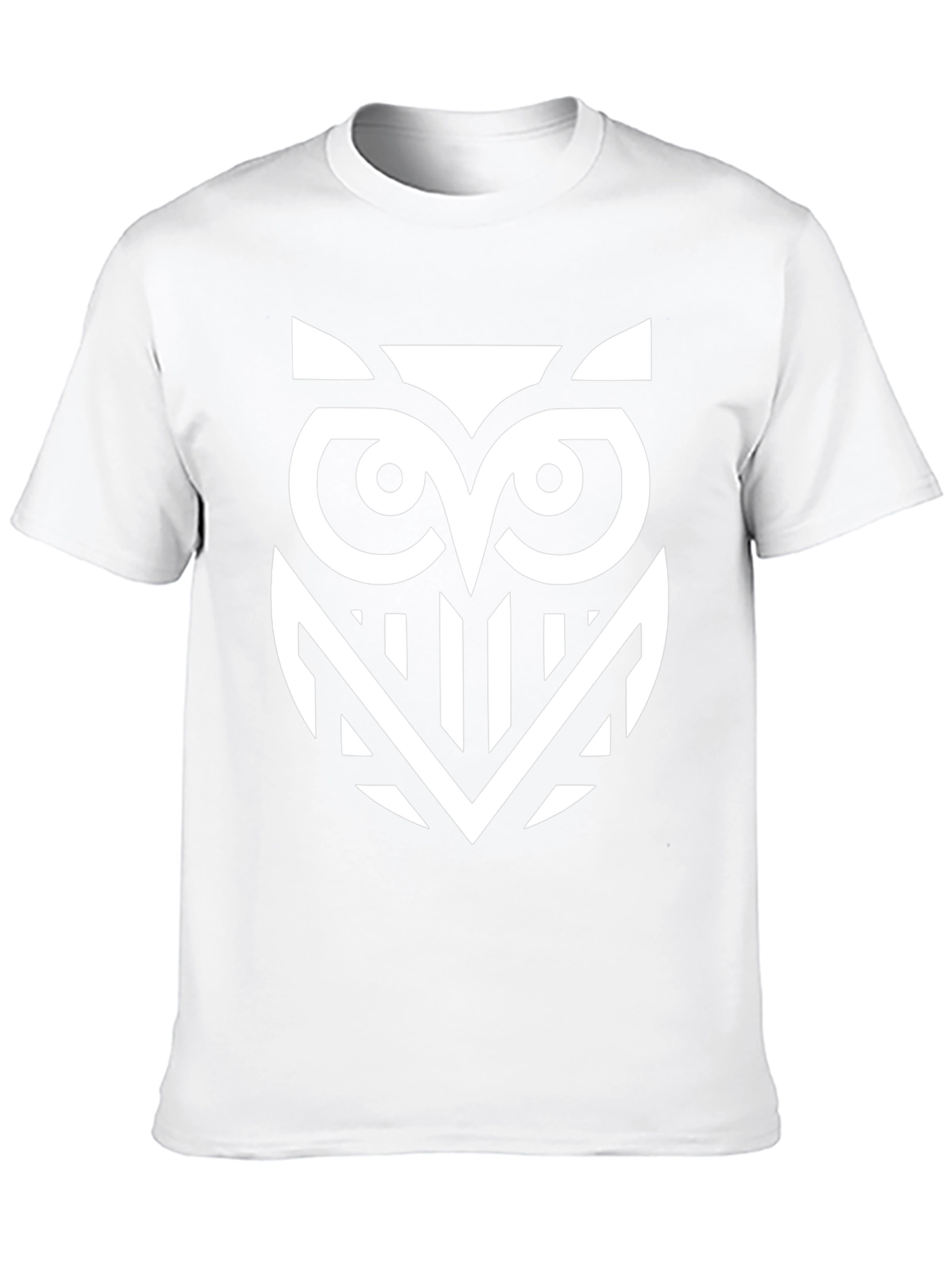 Owl Graphic Black T-Shirt for Men