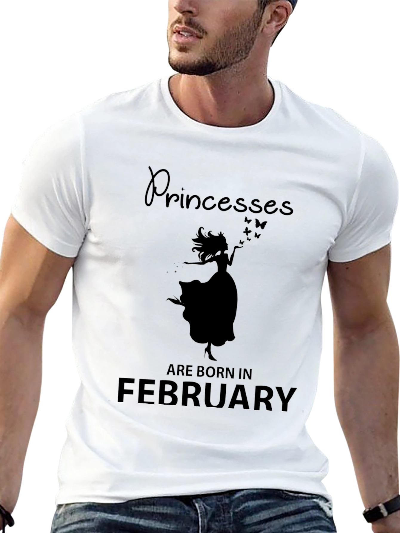 Princesses Are Born In February T-Shirt