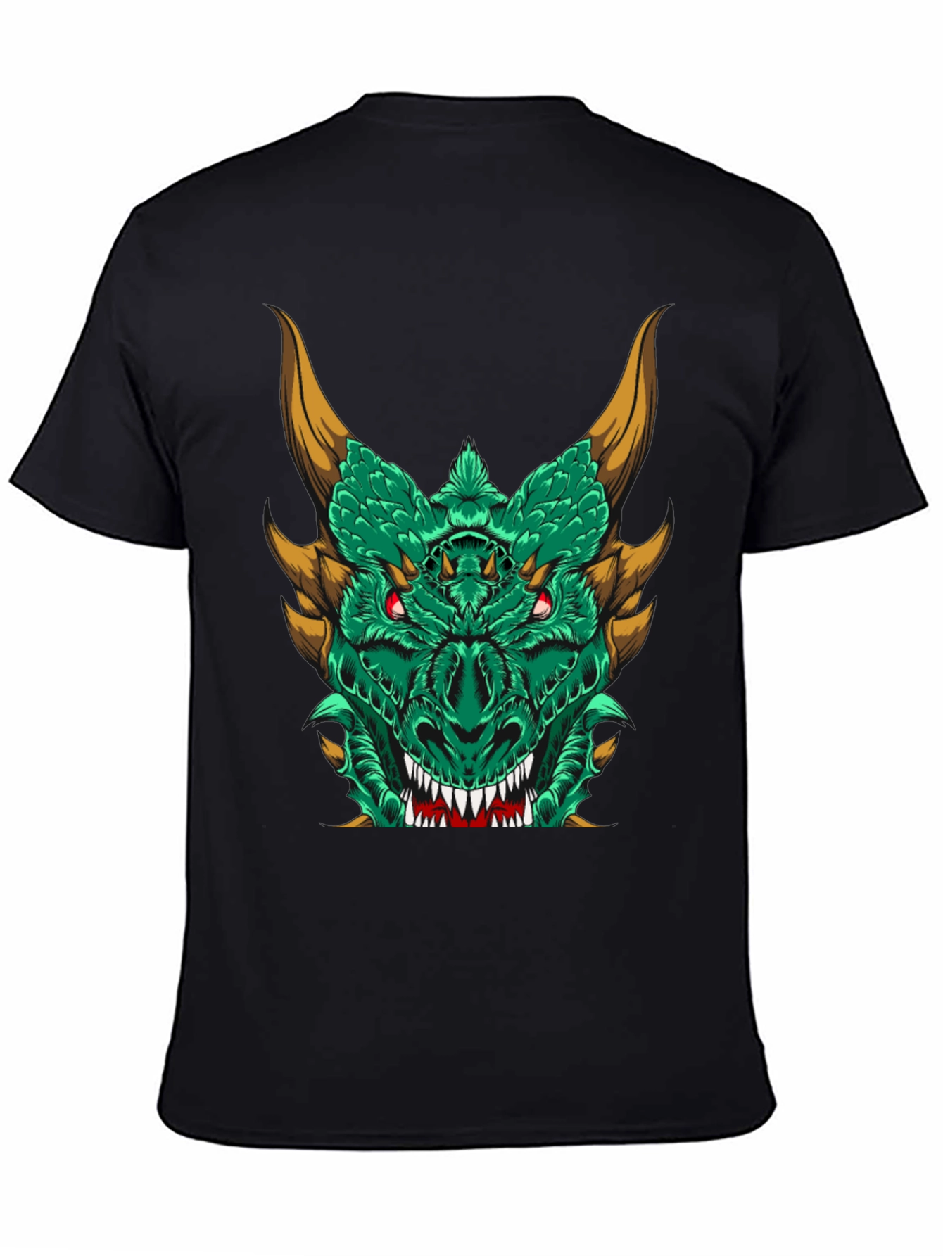 Dragon Graphic Tee - Mens Black T-Shirt