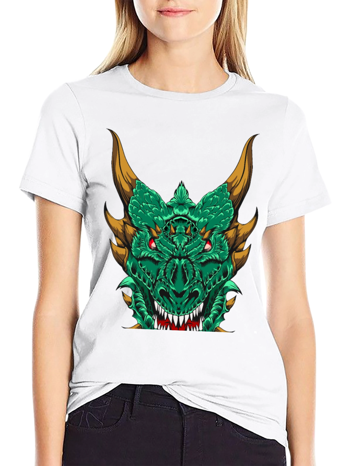 Dragon Graphic Tee - Mens Black T-Shirt