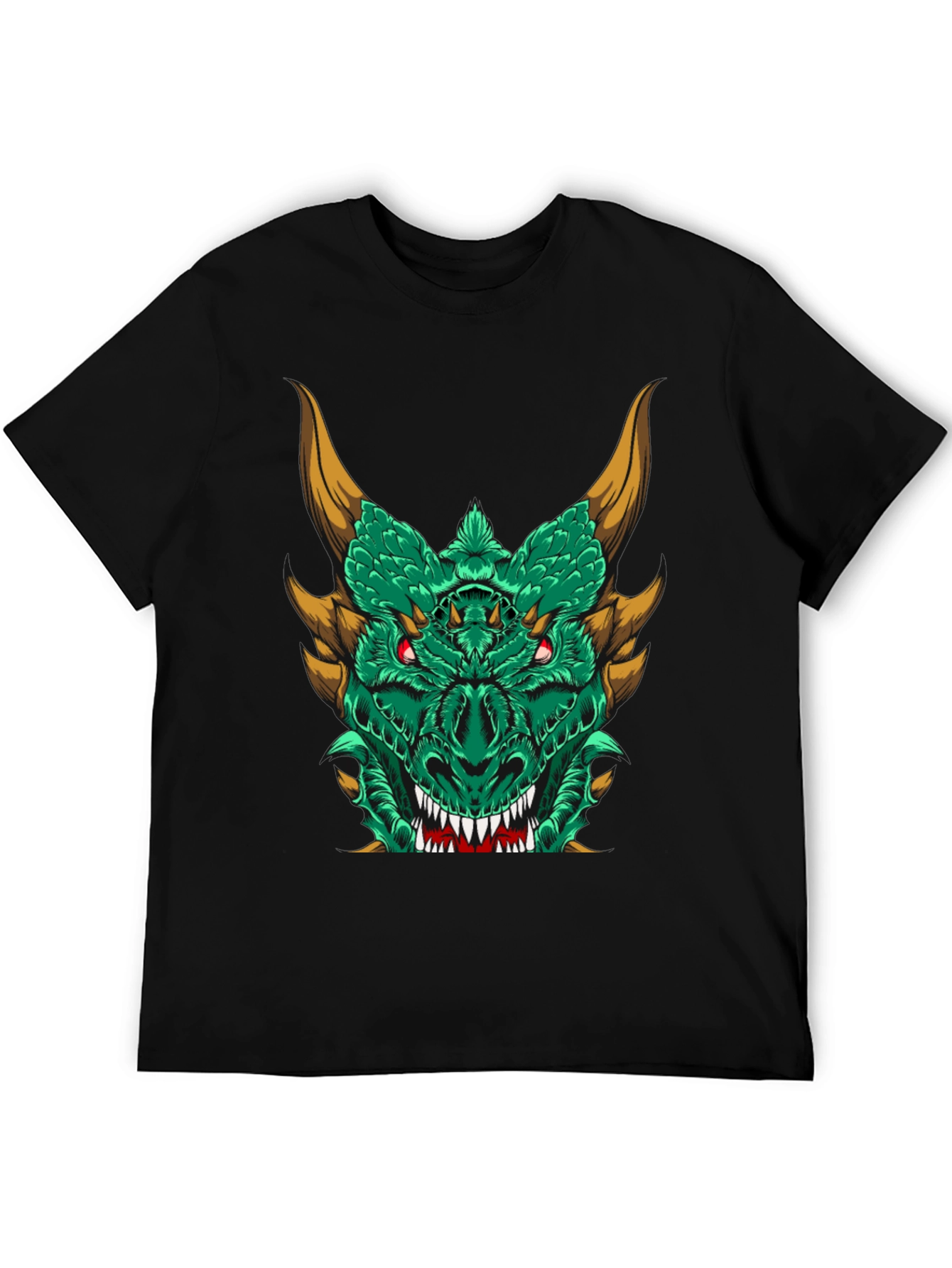 Dragon Graphic Tee - Mens Black T-Shirt