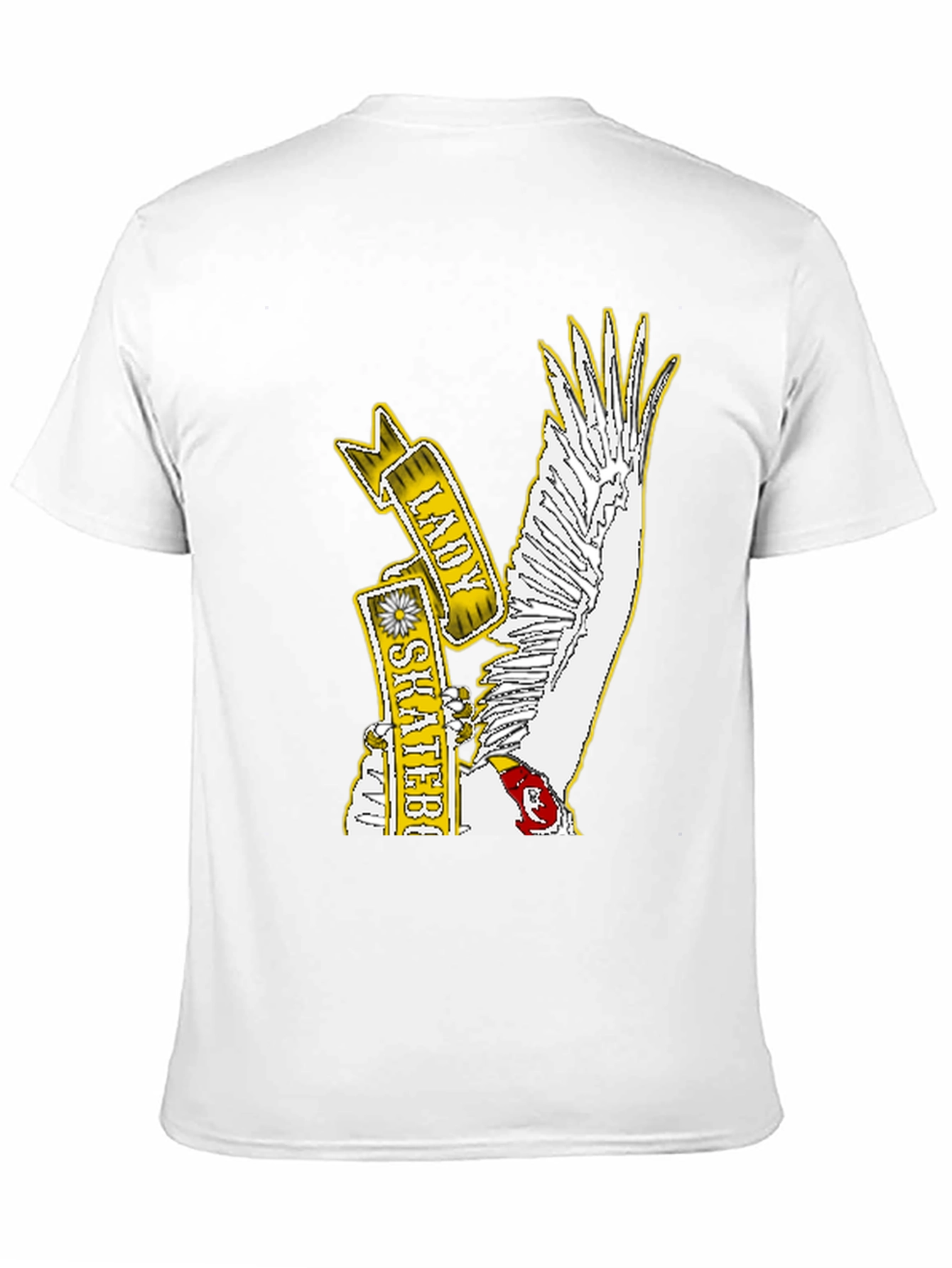 Lady Skateboarder Graphic Tee - Black