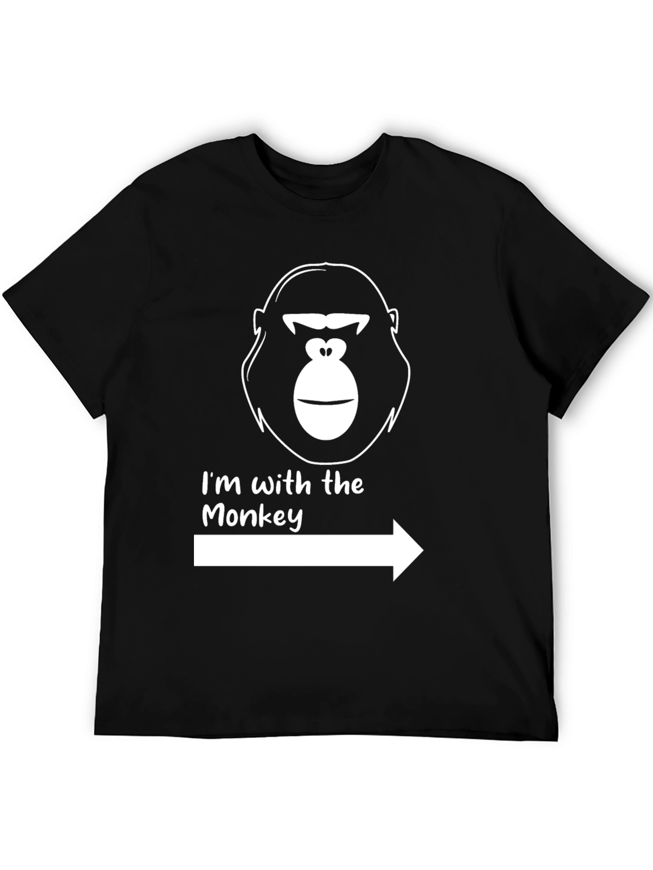 Im With The Monkey Graphic Tee