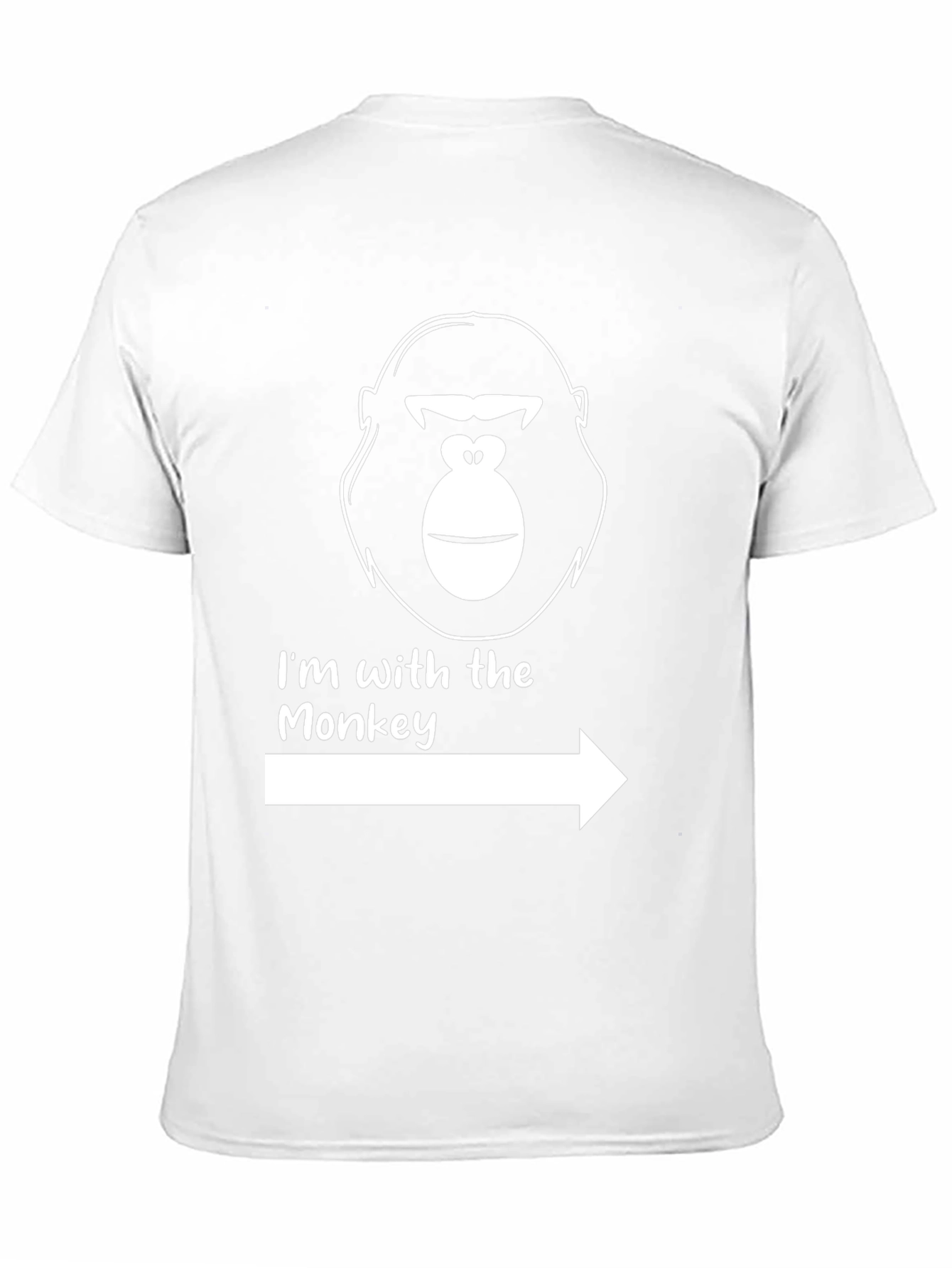 Im With The Monkey Graphic Tee