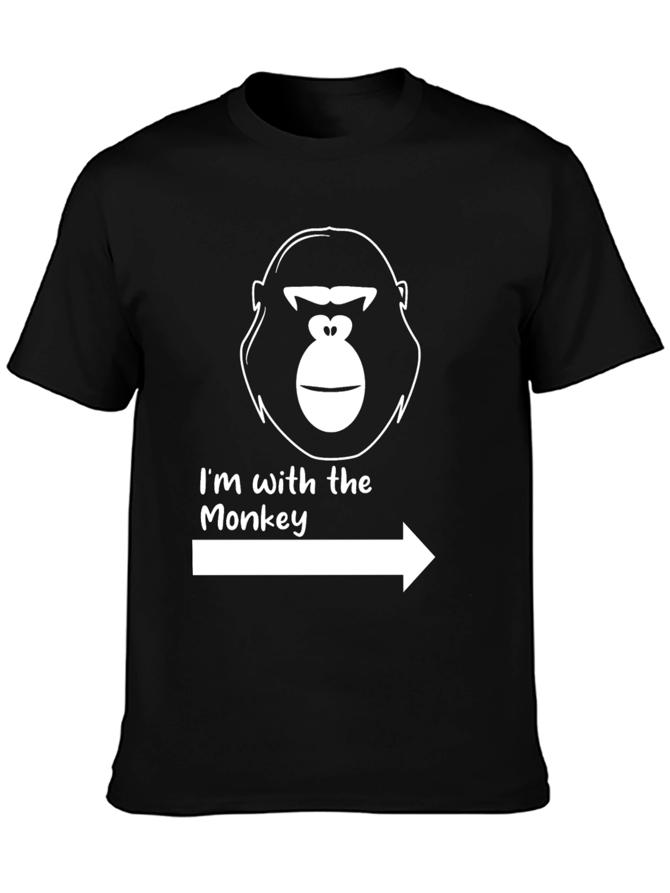 Im With The Monkey Graphic Tee