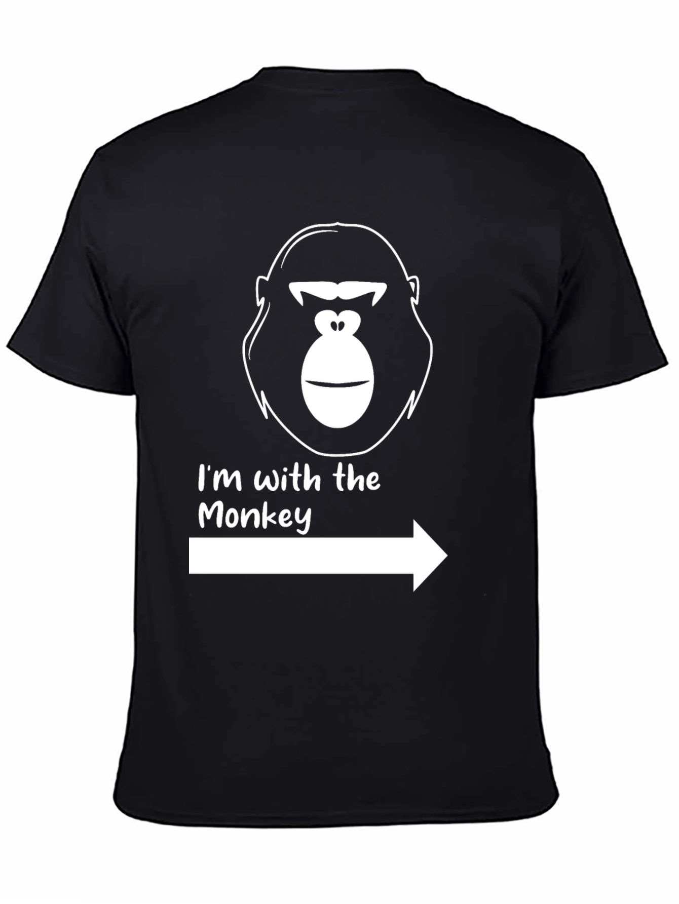 Im With The Monkey Graphic Tee
