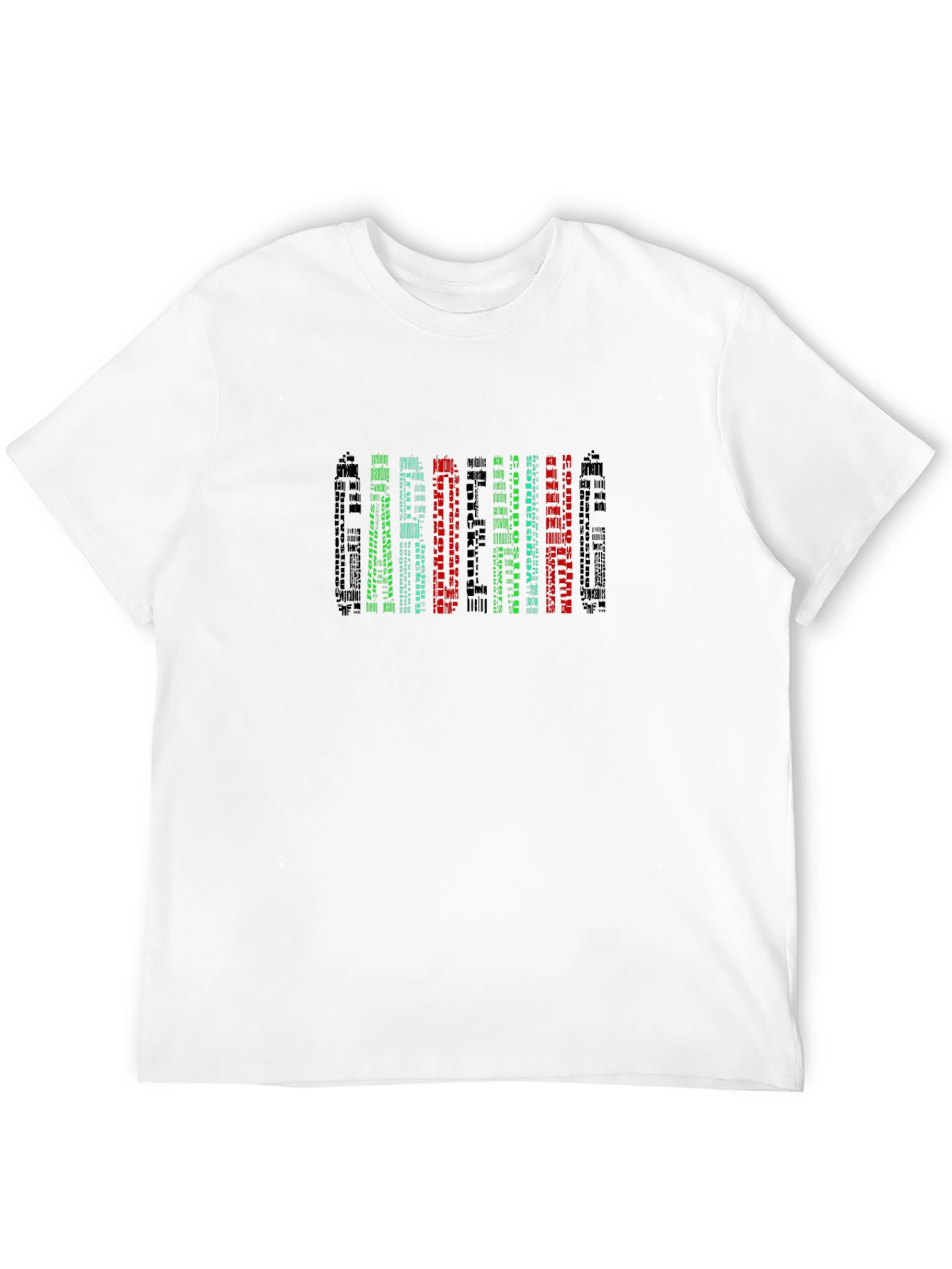 Abstract Cityscape Black T-Shirt
