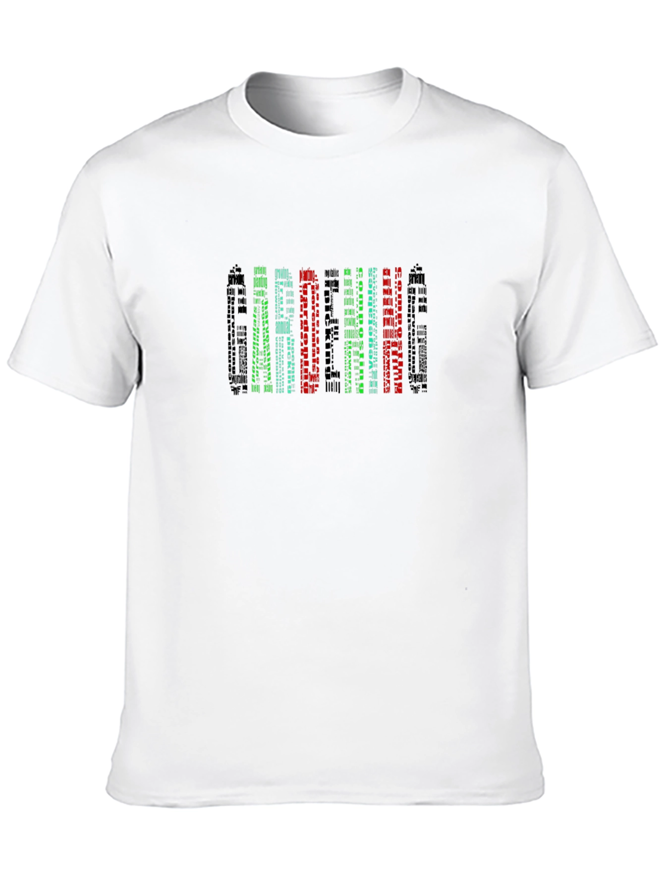 Abstract Cityscape Black T-Shirt
