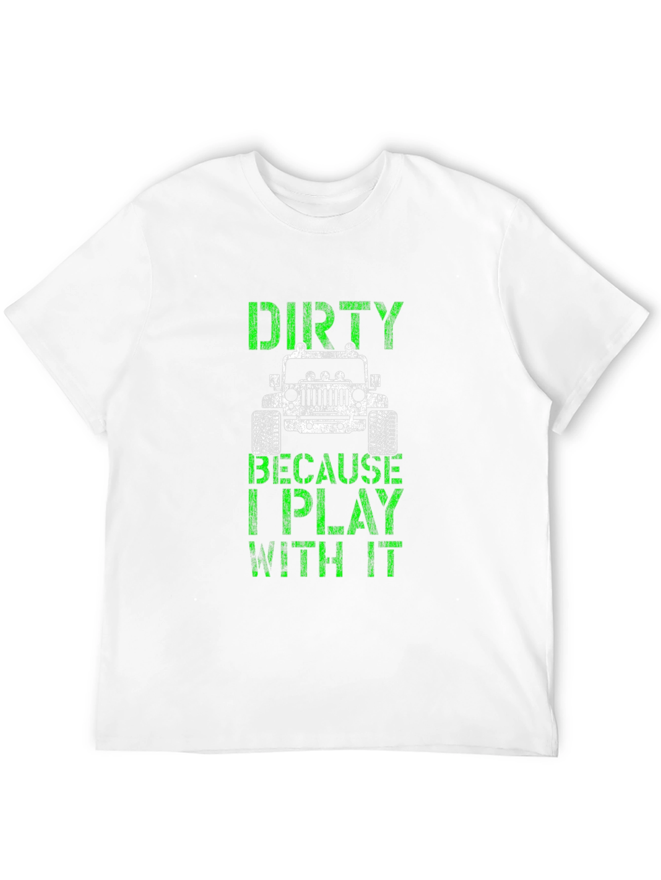 Dirty Jeep Graphic T-Shirt - Off-Roading Fun!