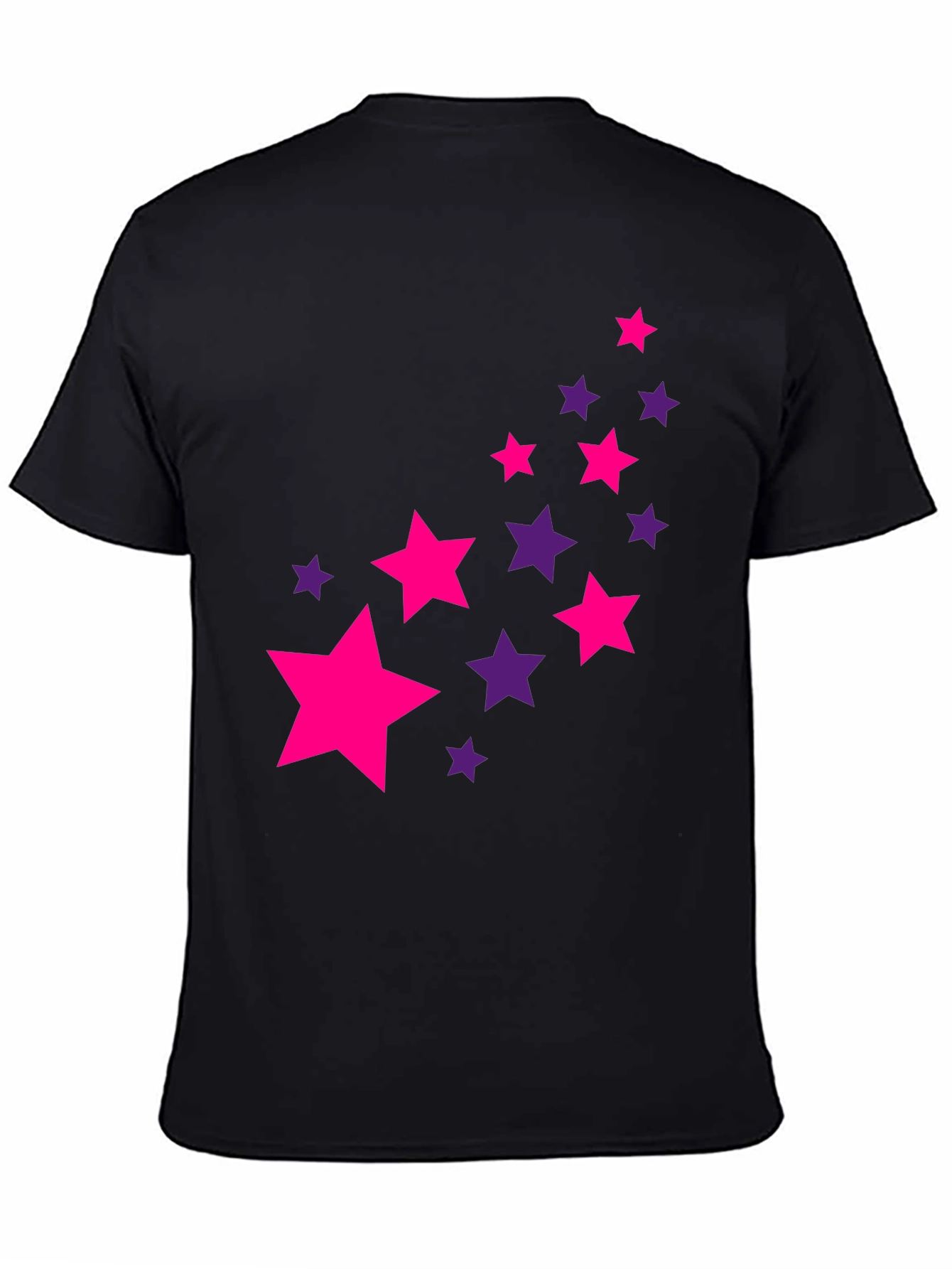 Stylish Starry Black Tee