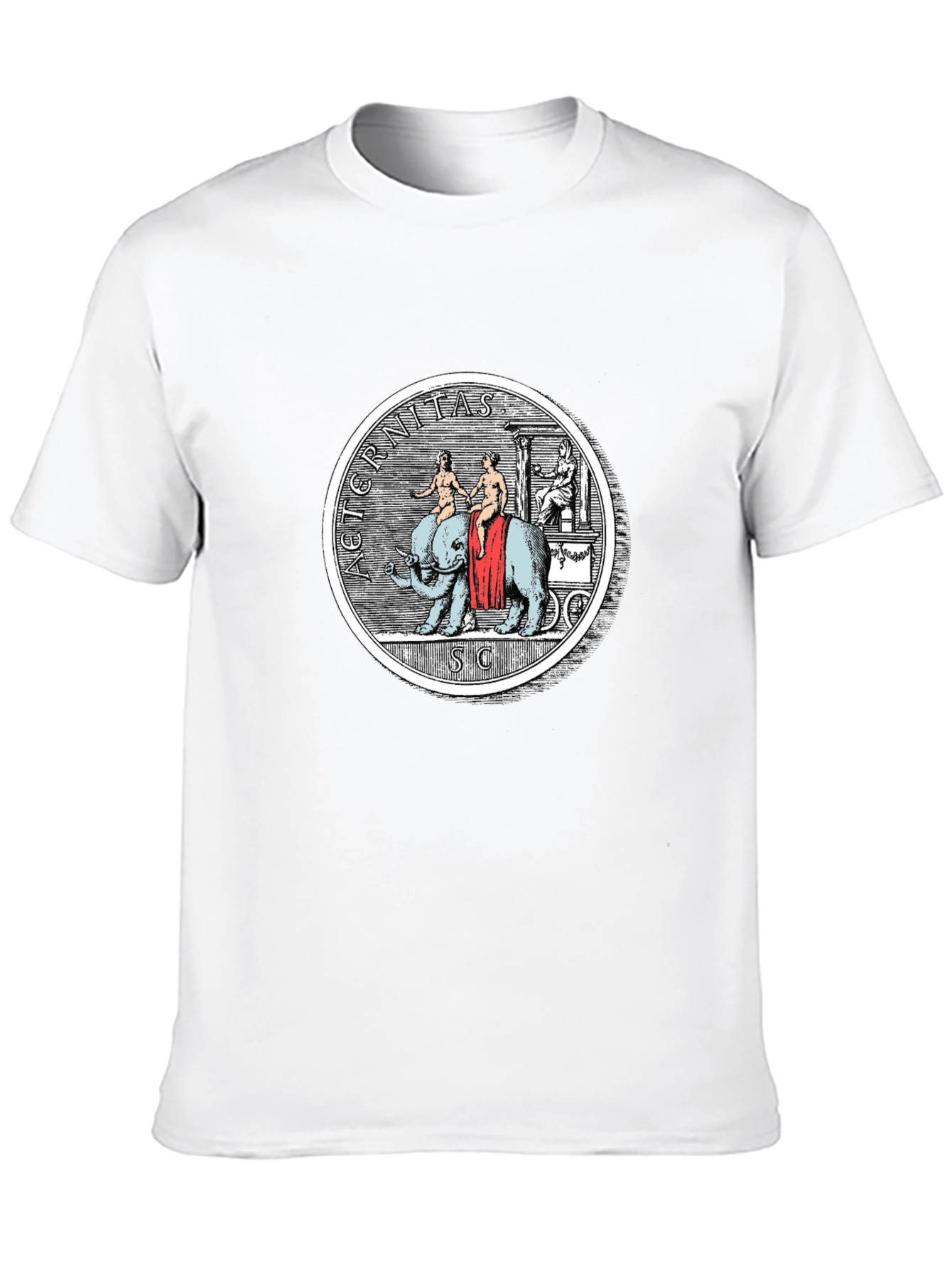 AETERNITAS SC Elephant Tee - Black Graphic T-Shirt