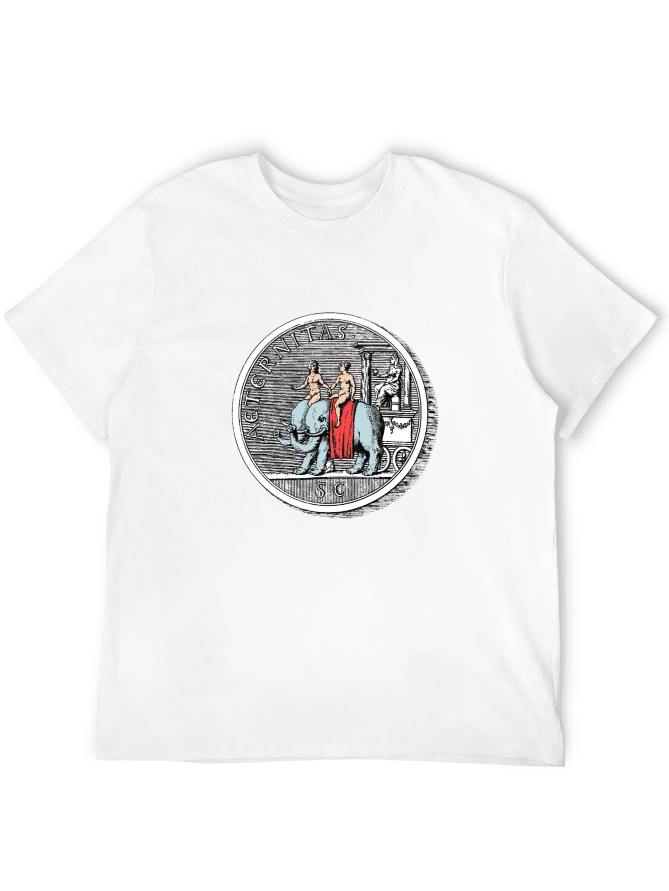 AETERNITAS SC Elephant Tee - Black Graphic T-Shirt