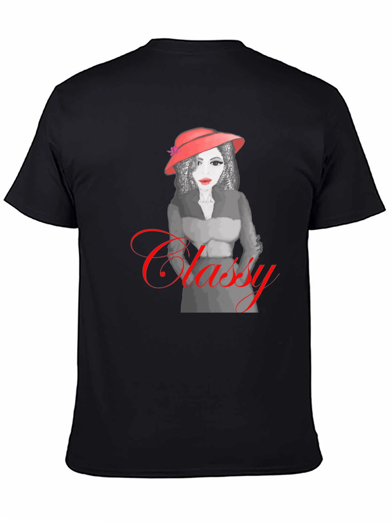 Classy Woman Graphic T-Shirt - Modern Style
