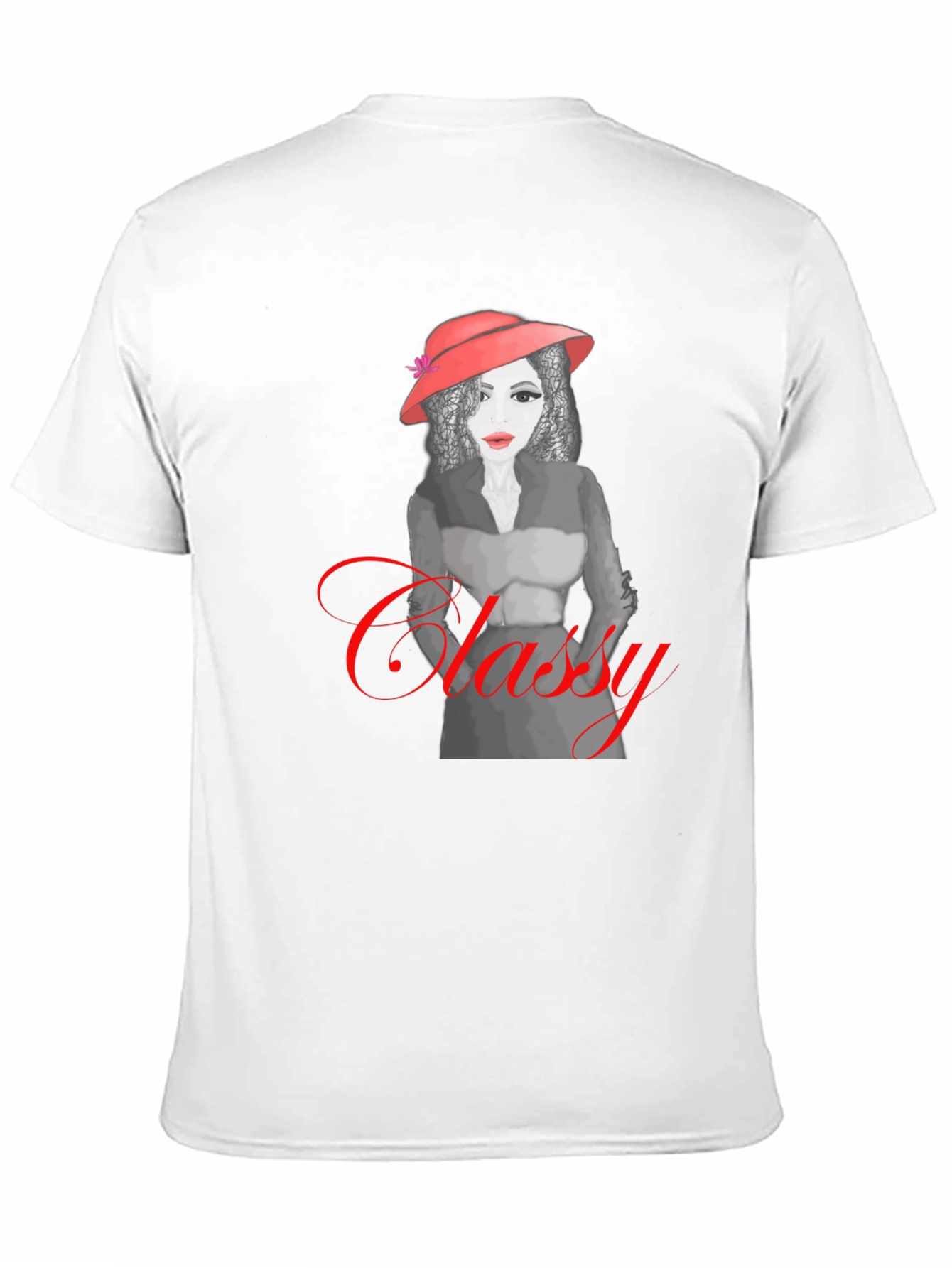 Classy Woman Graphic T-Shirt - Modern Style