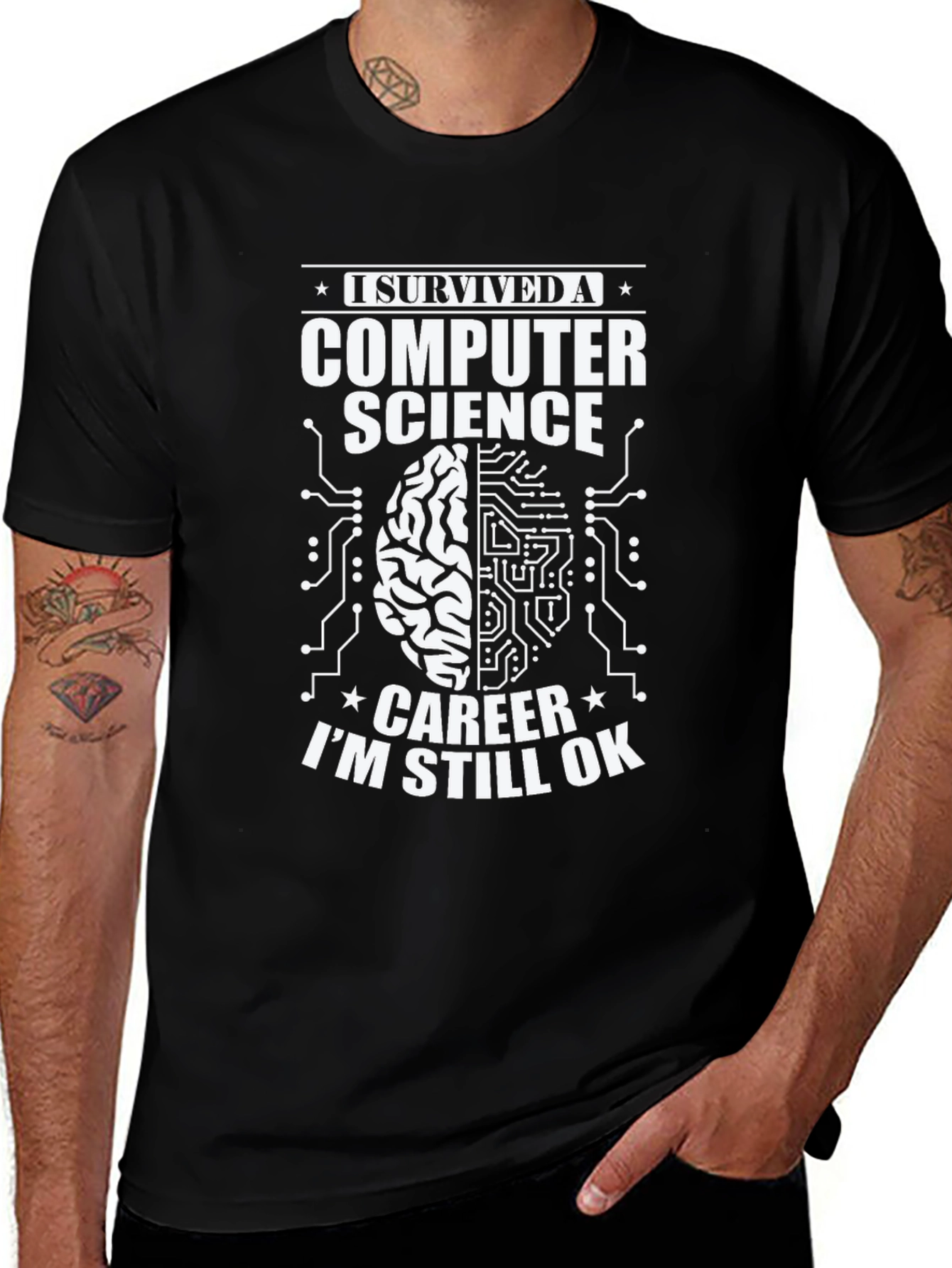I Survived Computer Science Career T-Shirt