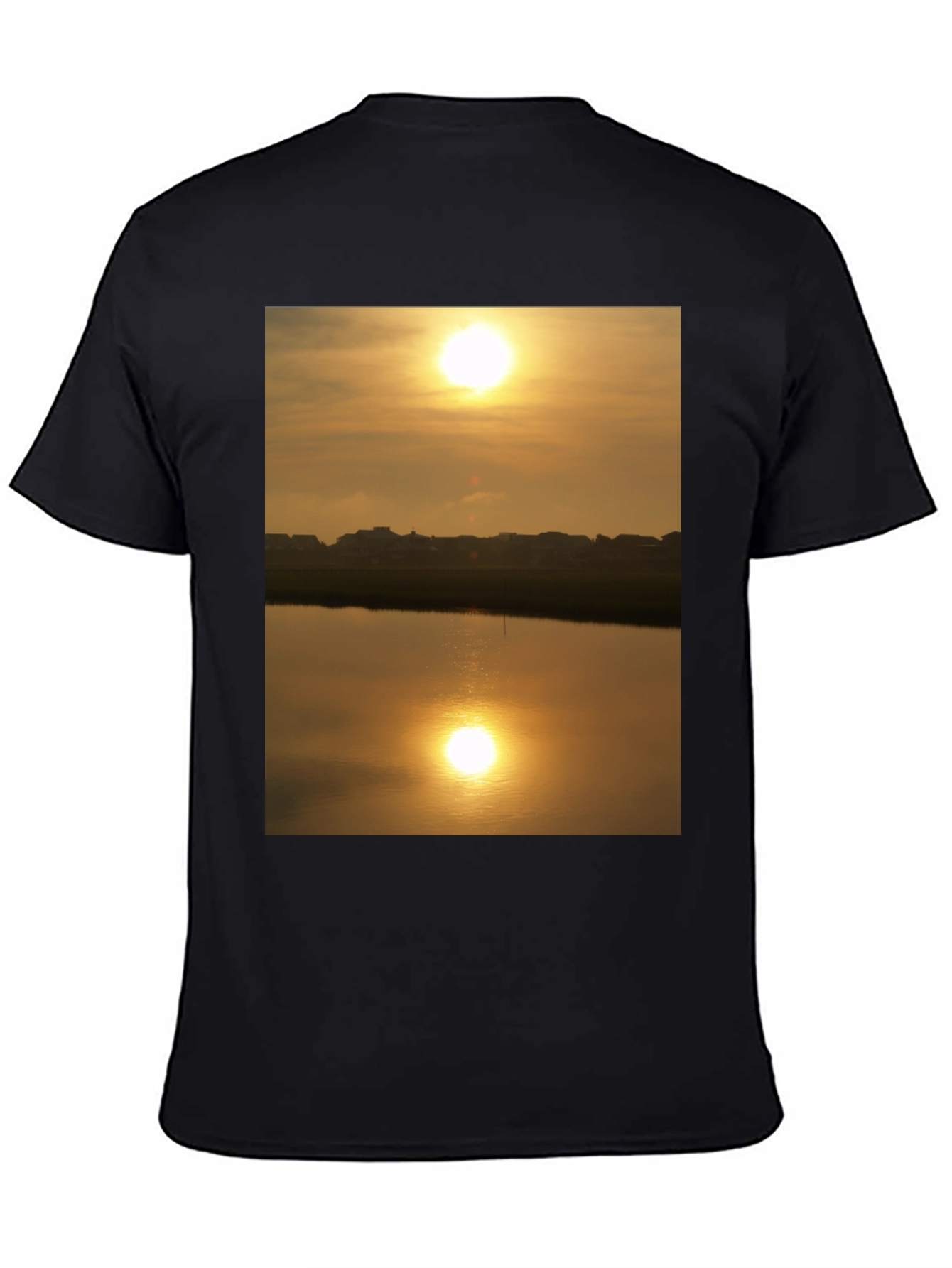Sunset Lake Reflection Graphic Tee