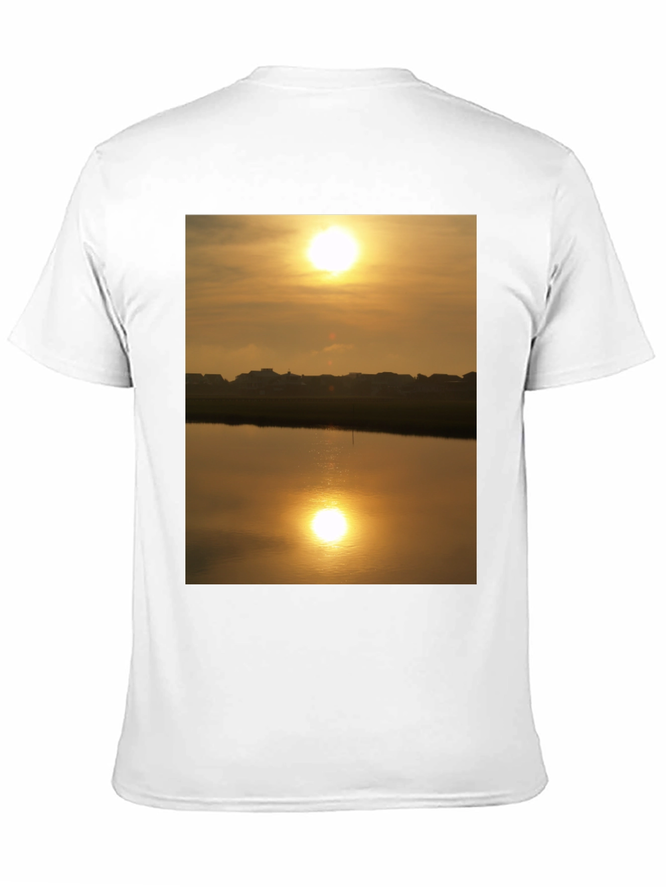 Sunset Lake Reflection Graphic Tee