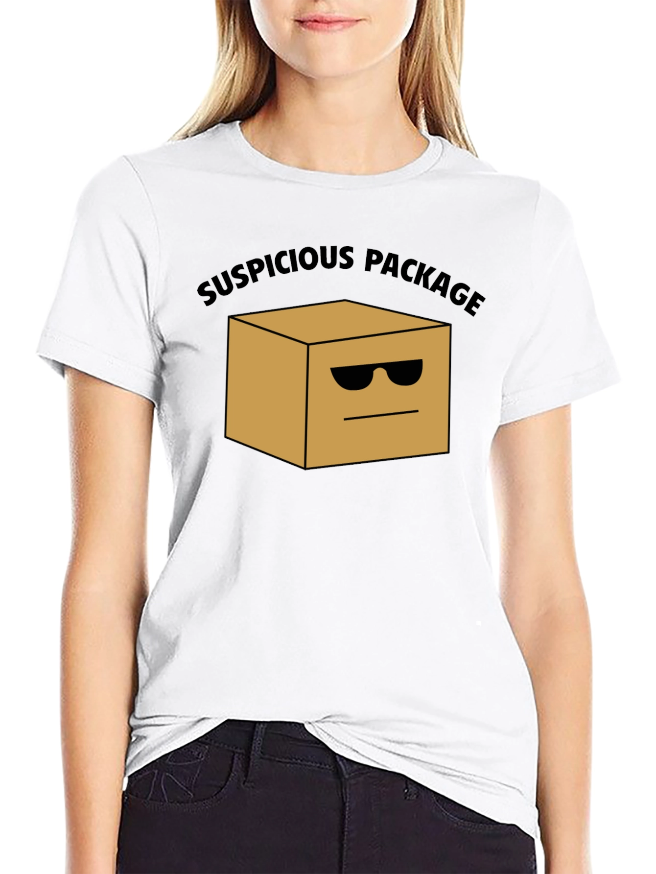 Suspicious Package T-Shirt - Funny Cool Box Tee