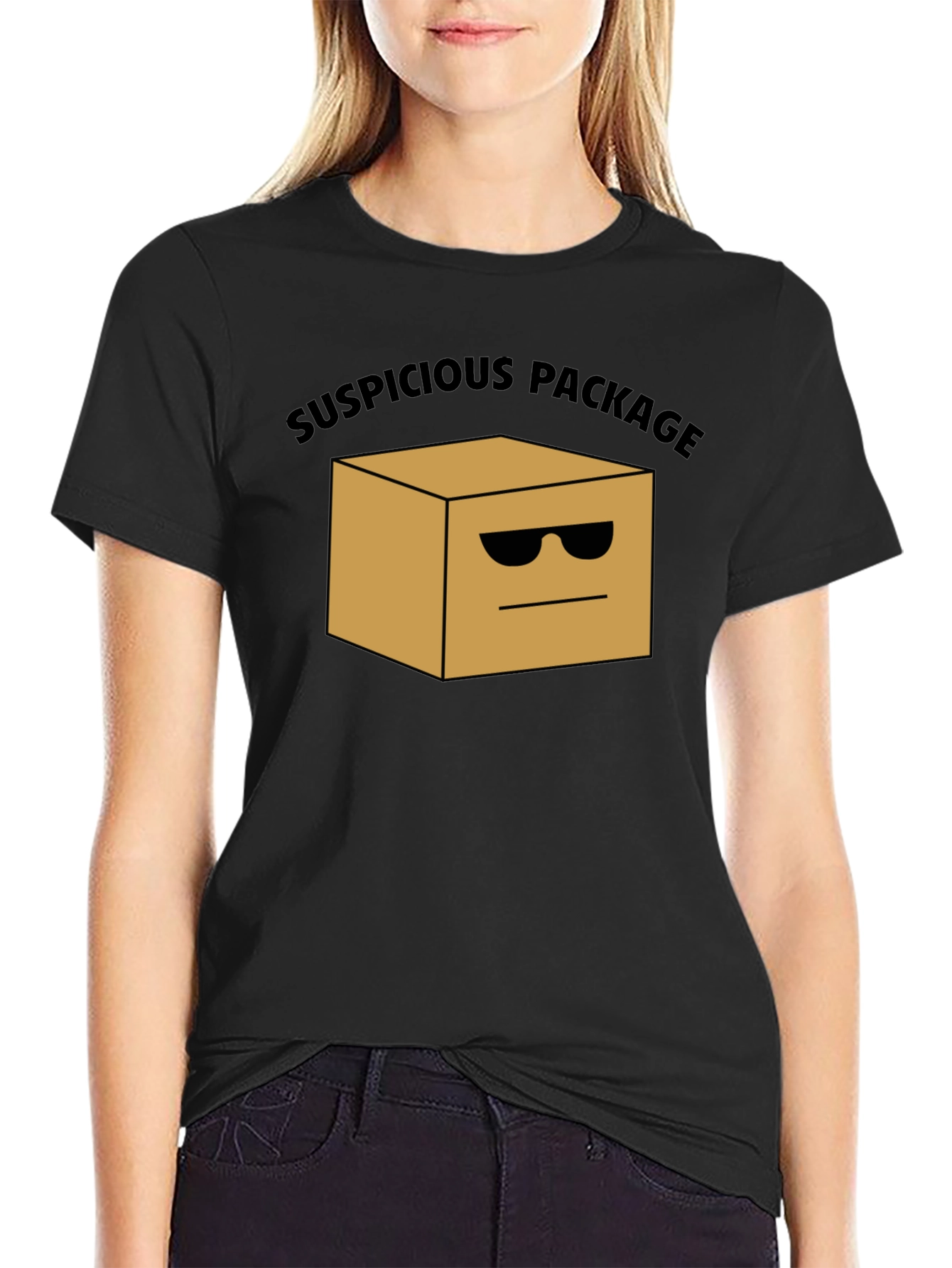 Suspicious Package T-Shirt - Funny Cool Box Tee