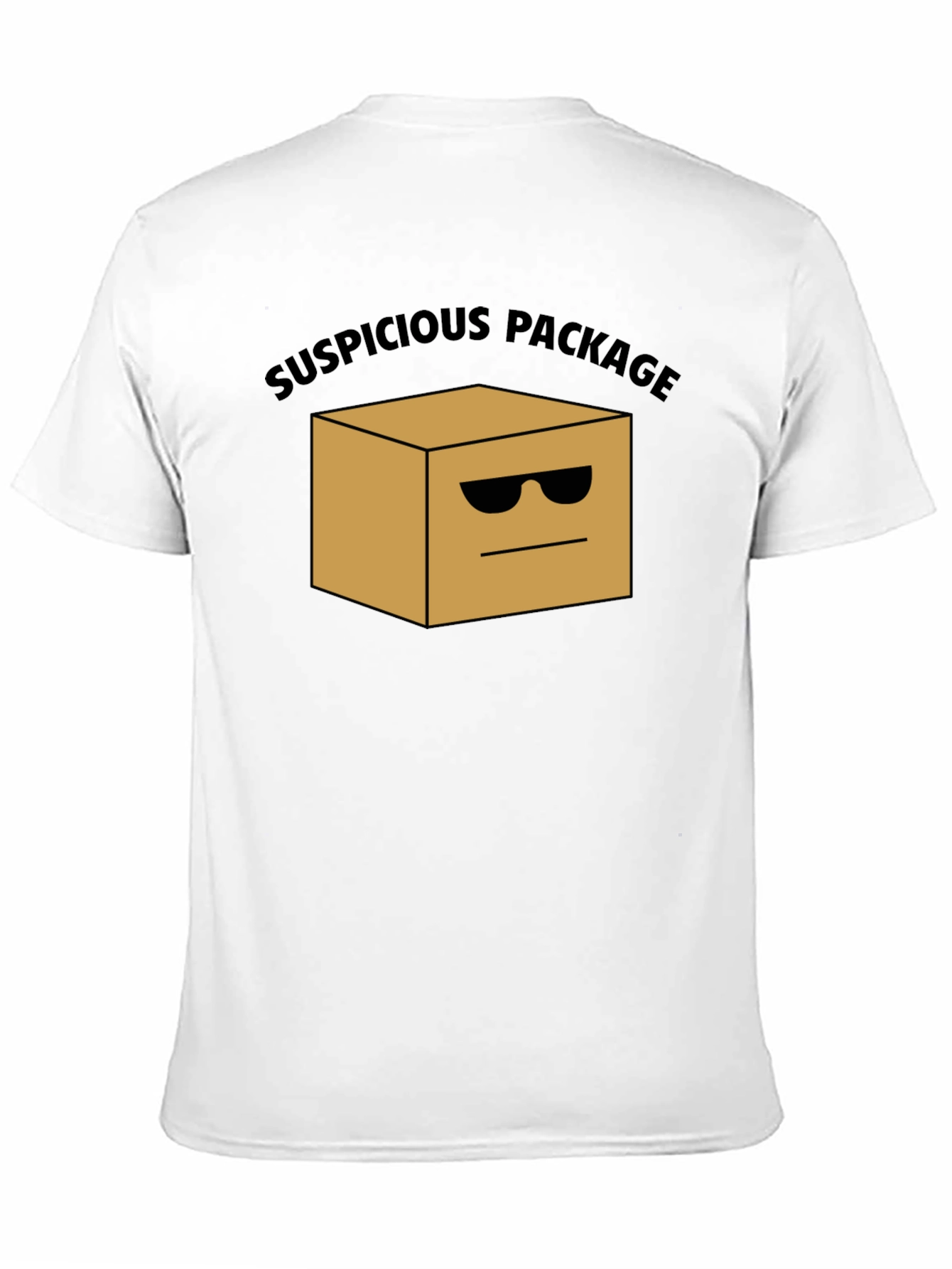 Suspicious Package T-Shirt - Funny Cool Box Tee