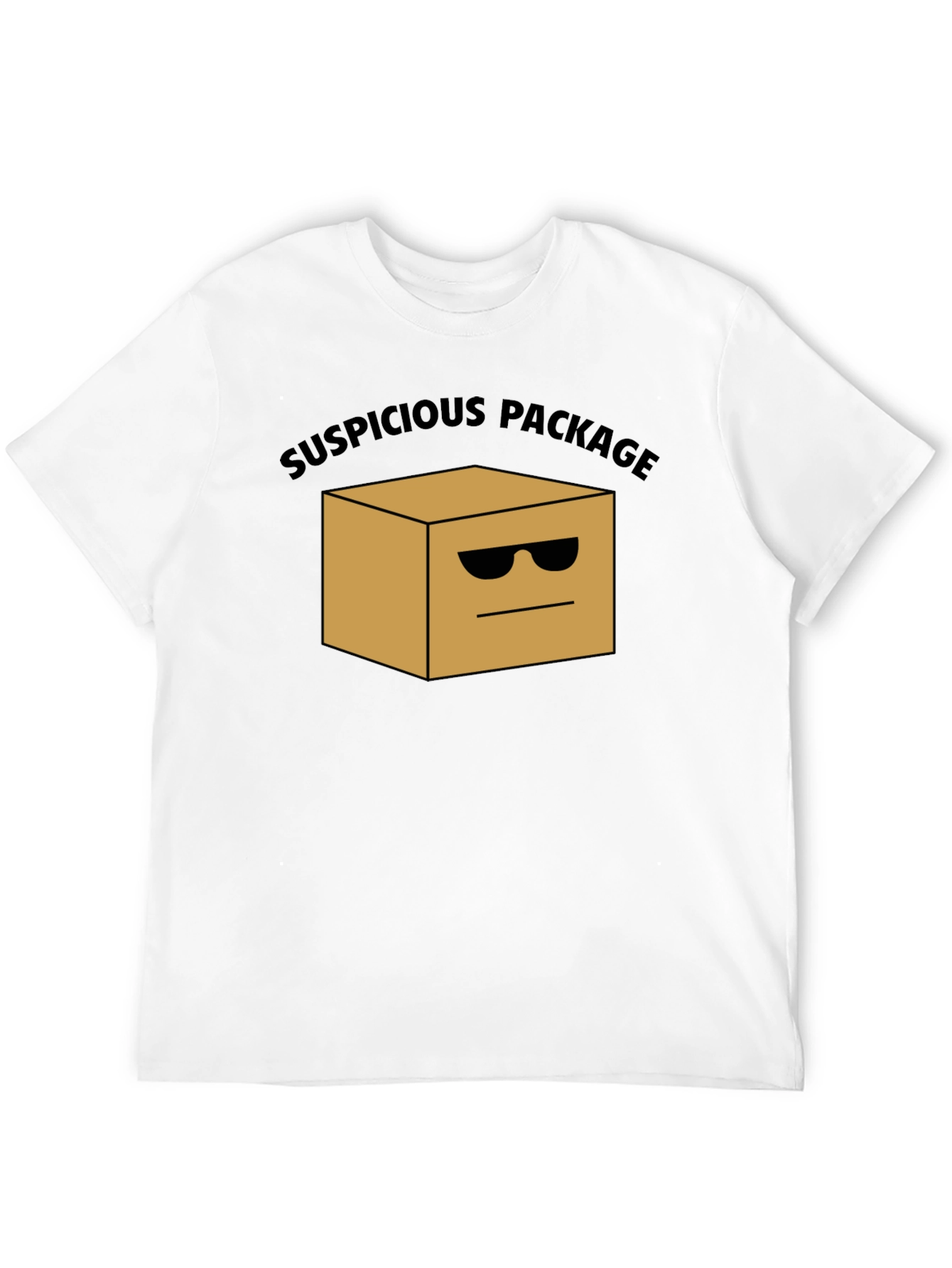 Suspicious Package T-Shirt - Funny Cool Box Tee