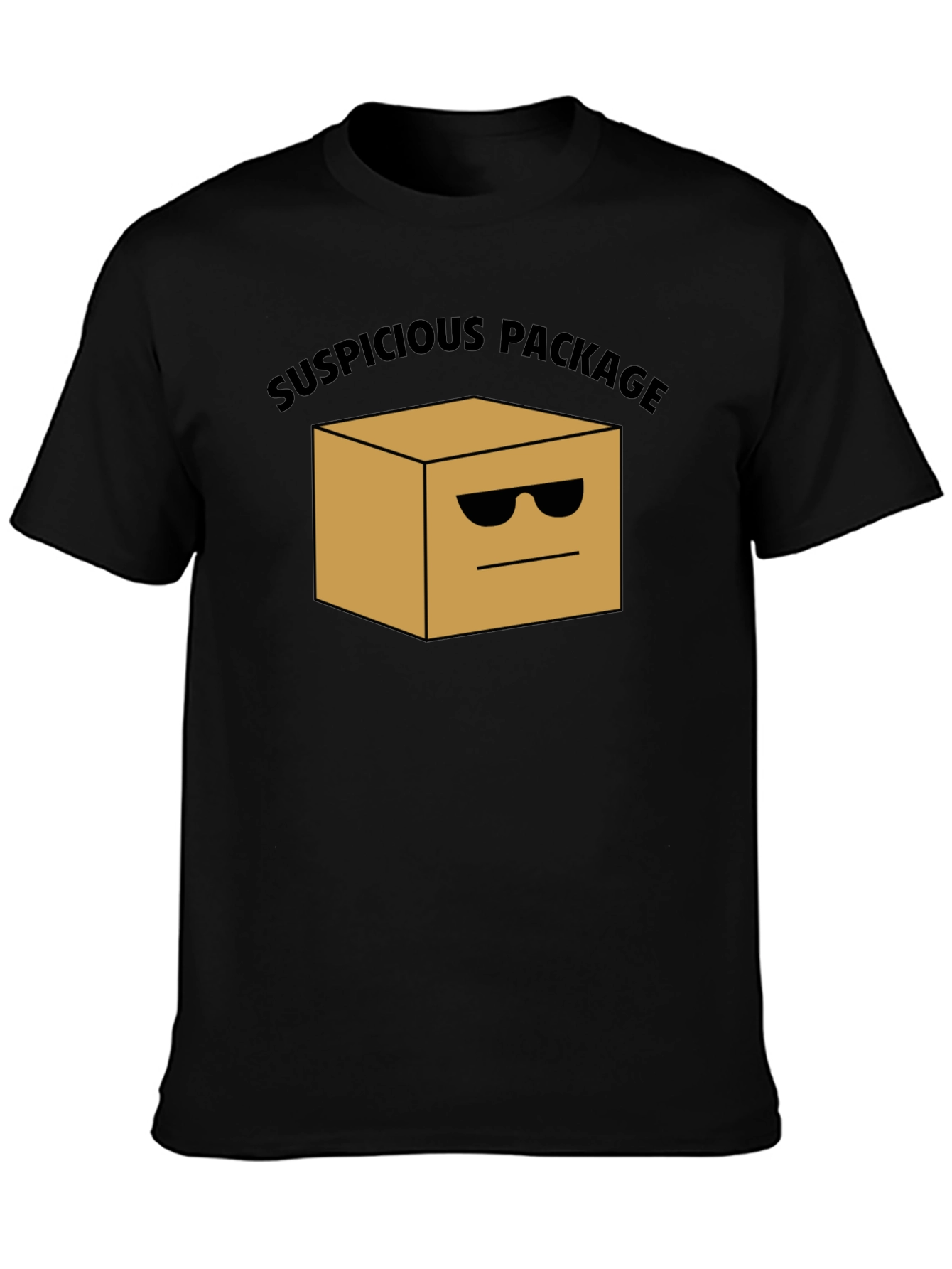 Suspicious Package T-Shirt - Funny Cool Box Tee