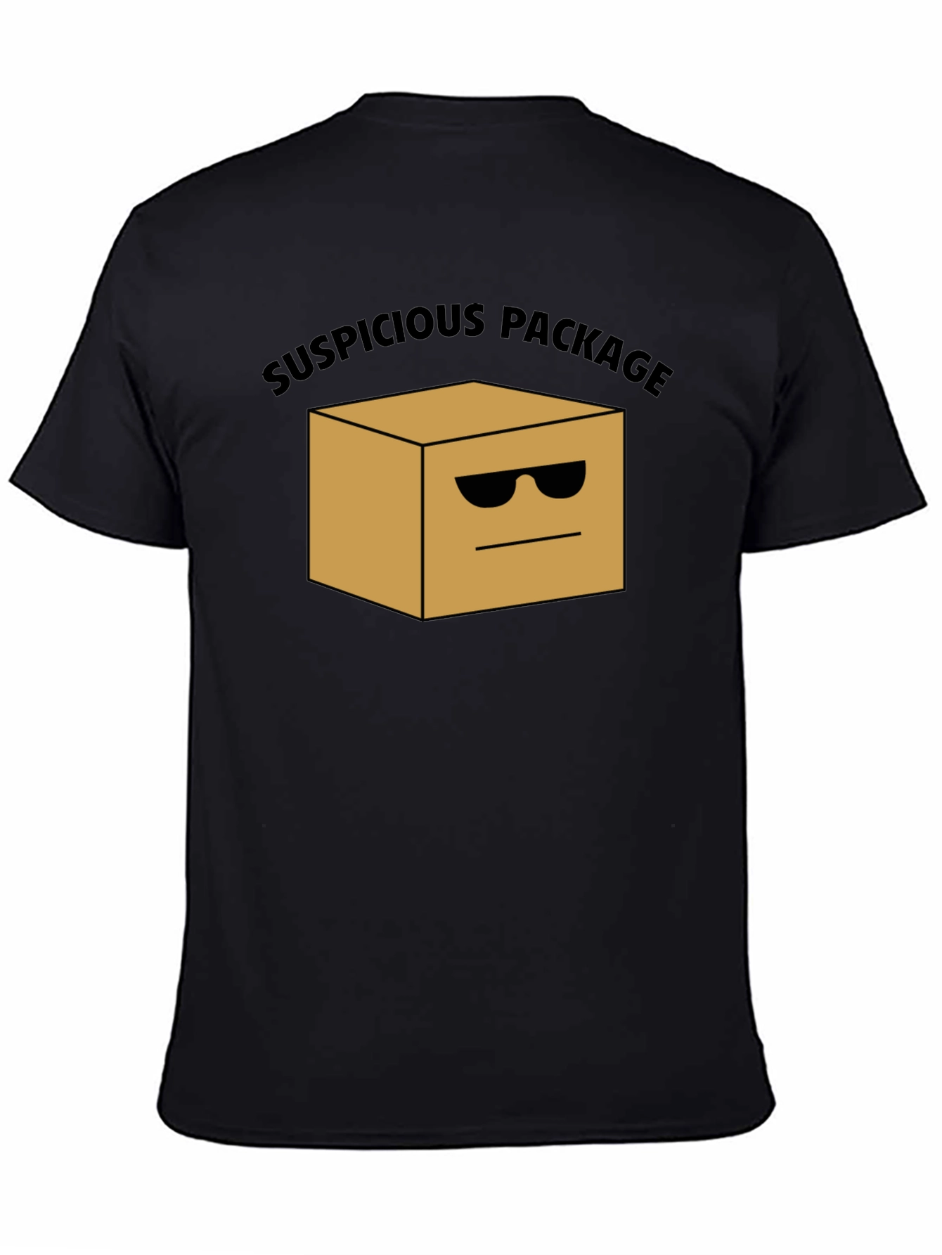 Suspicious Package T-Shirt - Funny Cool Box Tee