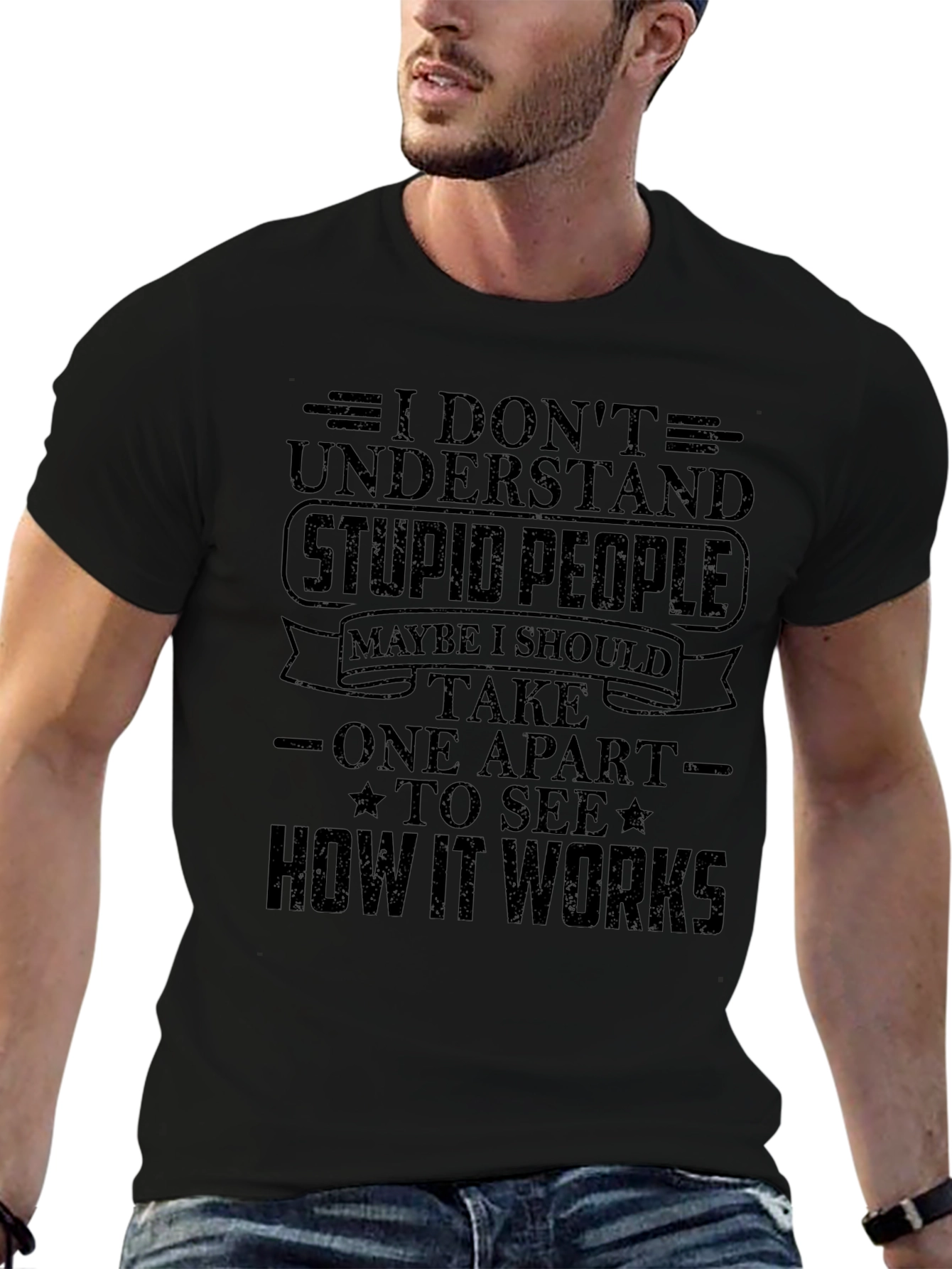 I Dont Understand Stupid People Graphic T-Shirt