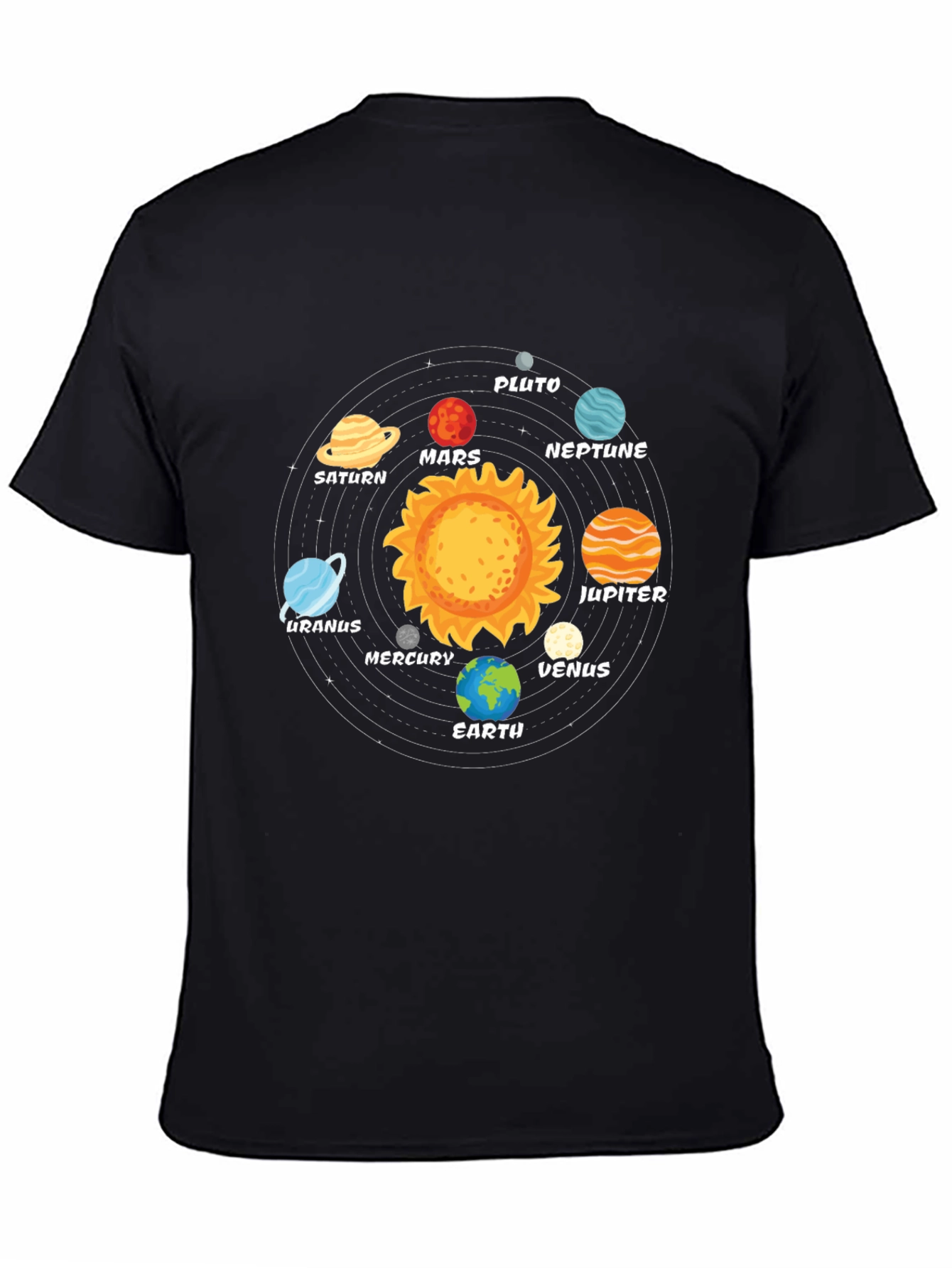 Planets Solar System T-Shirt - Outer Space Galaxy Tee
